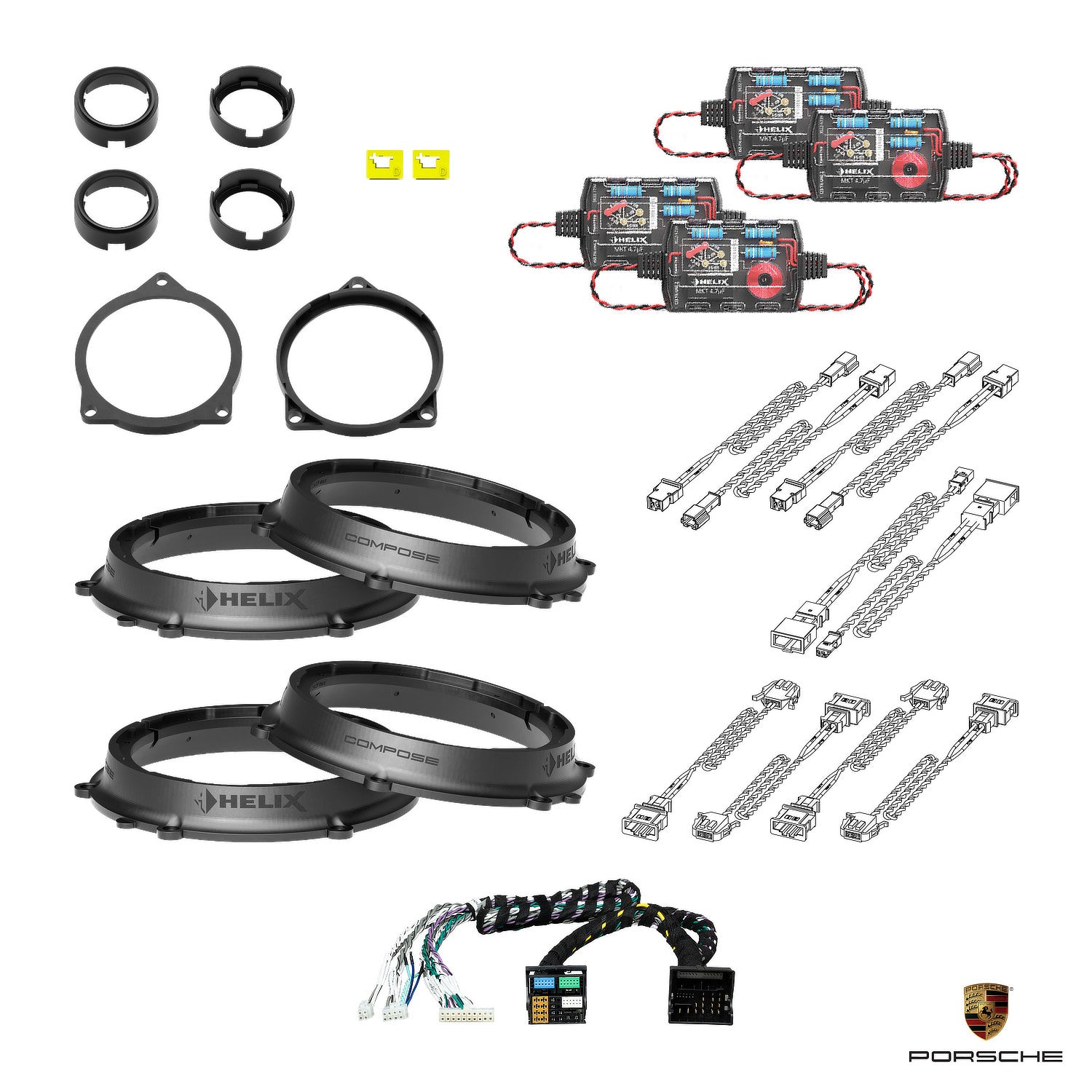 Porsche Cayenne 9YA (536) - Speaker DSP Amplified Package | HELIX Ci3