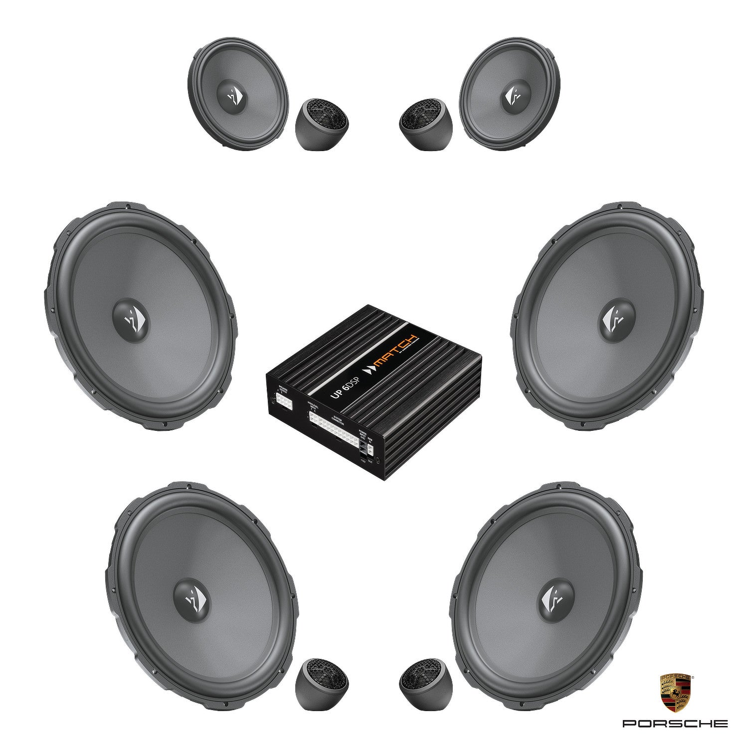 Porsche Cayenne 9YA (536) - Speaker DSP Amplified Package | HELIX Ci3