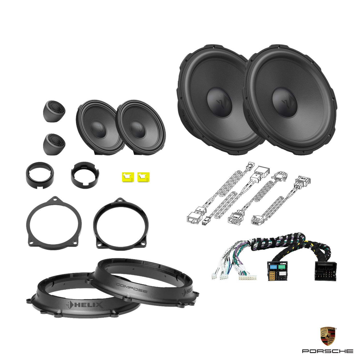Porsche Cayenne 9YA (536) - Speaker DSP Amplified Package | HELIX Ci7