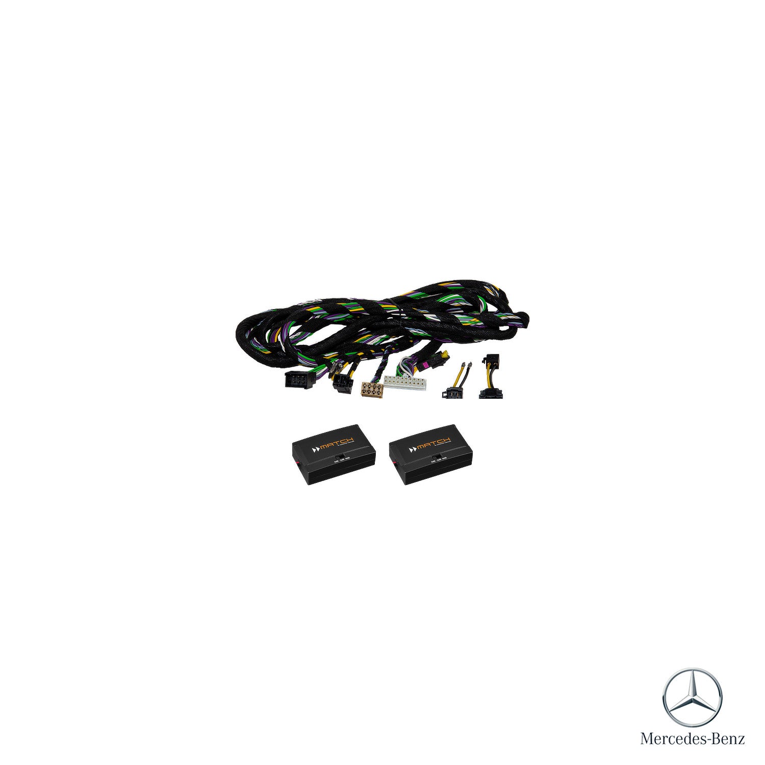 Mercedes C-Class W205 - Front Speaker & Subwoofer DSP Amplified Package | MATCH UP PnP