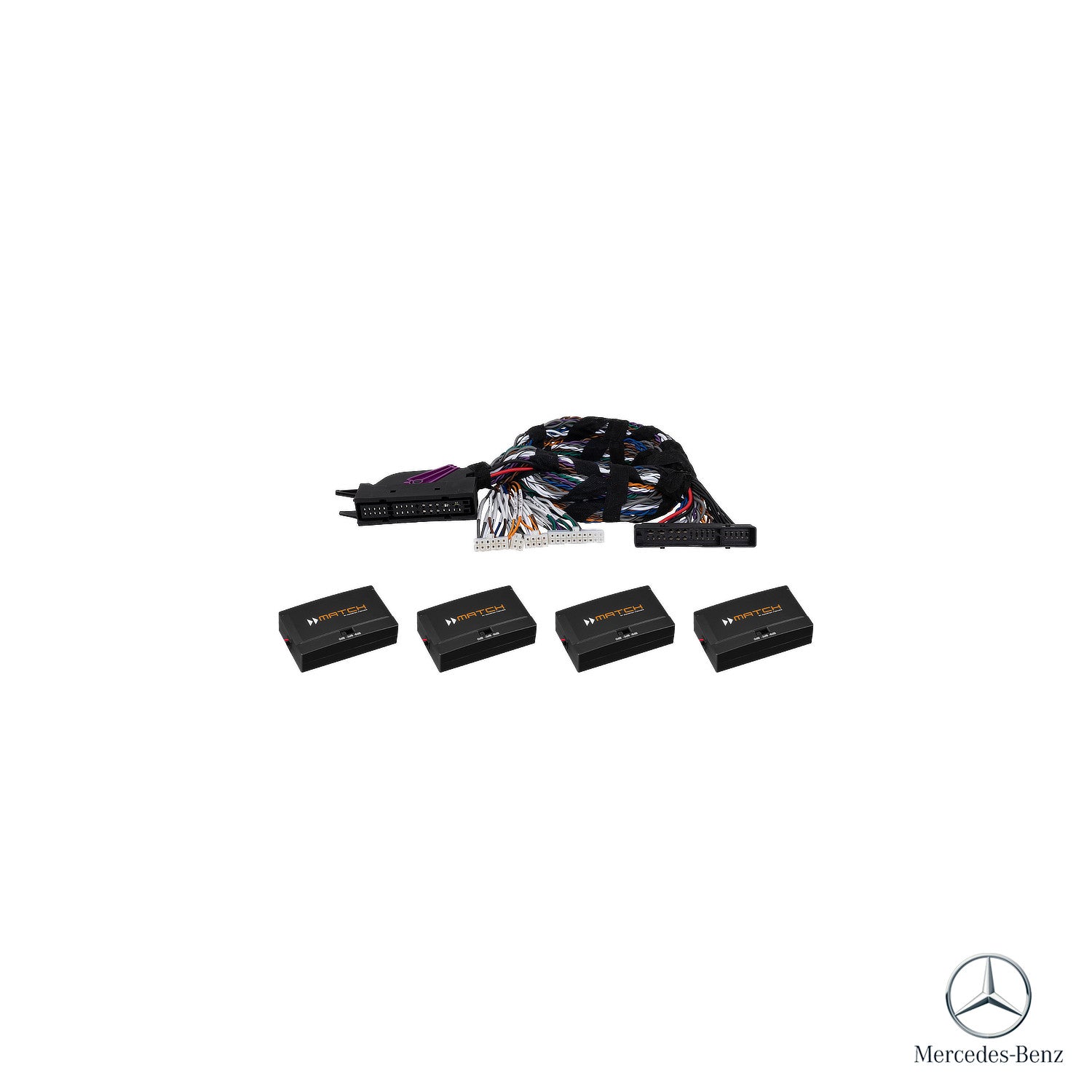 Mercedes C-Class W205 Burmester - Speaker & Subwoofer DSP Amplified Package | MATCH UP PnP