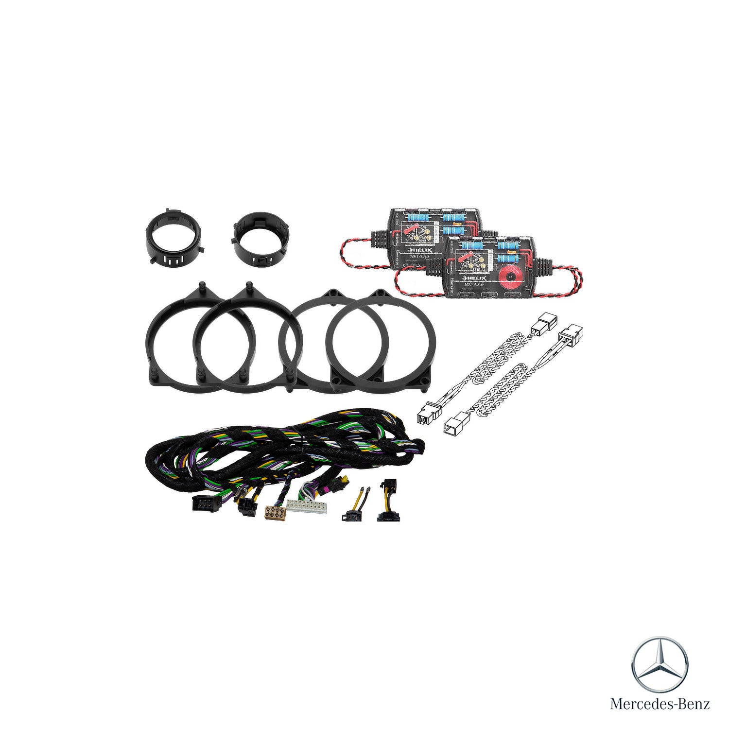 Mercedes C-Class W205 - Speaker & Subwoofer DSP Amplified Package | HELIX Ci3