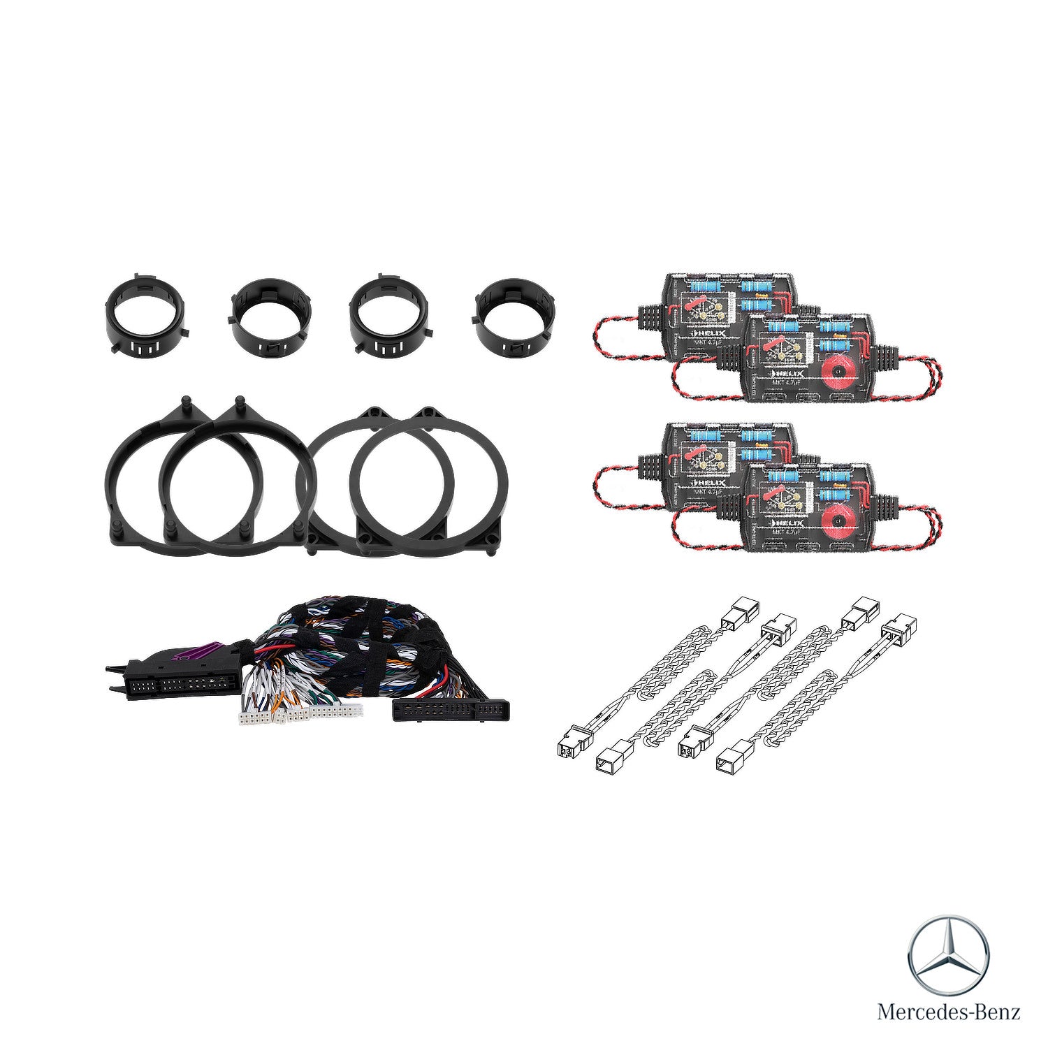 Mercedes E-Class W213 Burmester - Speaker & Subwoofer DSP Amplified Package | HELIX Ci3