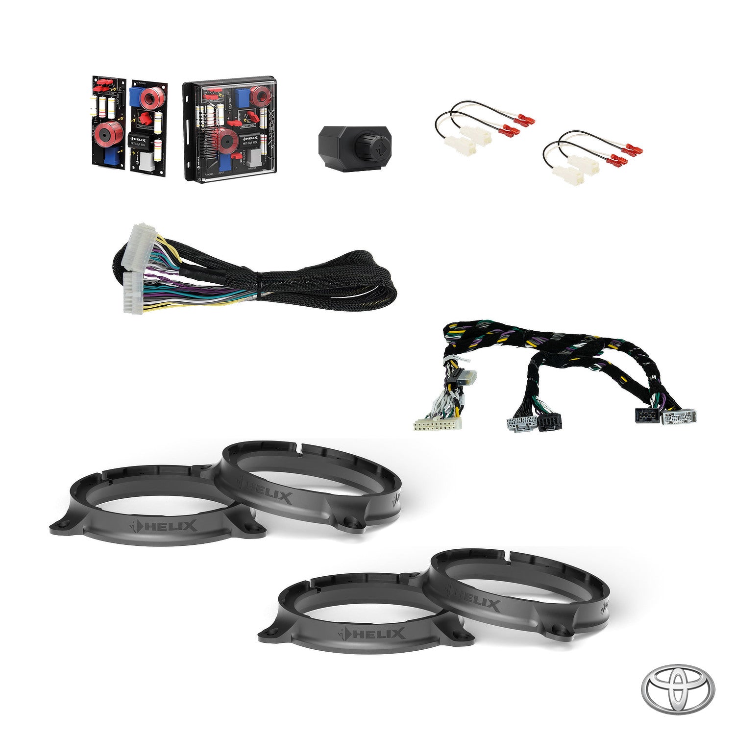 Toyota Hilux SR5 Dual Cab - Speaker & Subwoofer DSP Amplified Package | HELIX Ci7