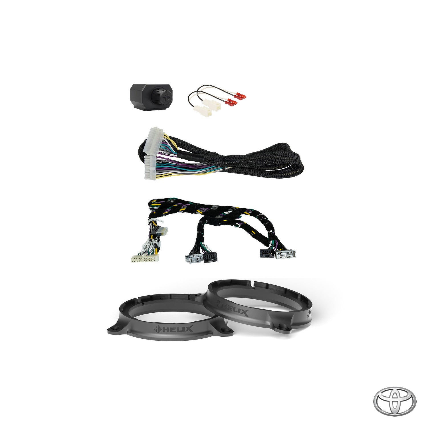 Toyota Hilux SR5 Dual Cab - Front Speaker & Subwoofer DSP Amplified Package | HELIX Ci7