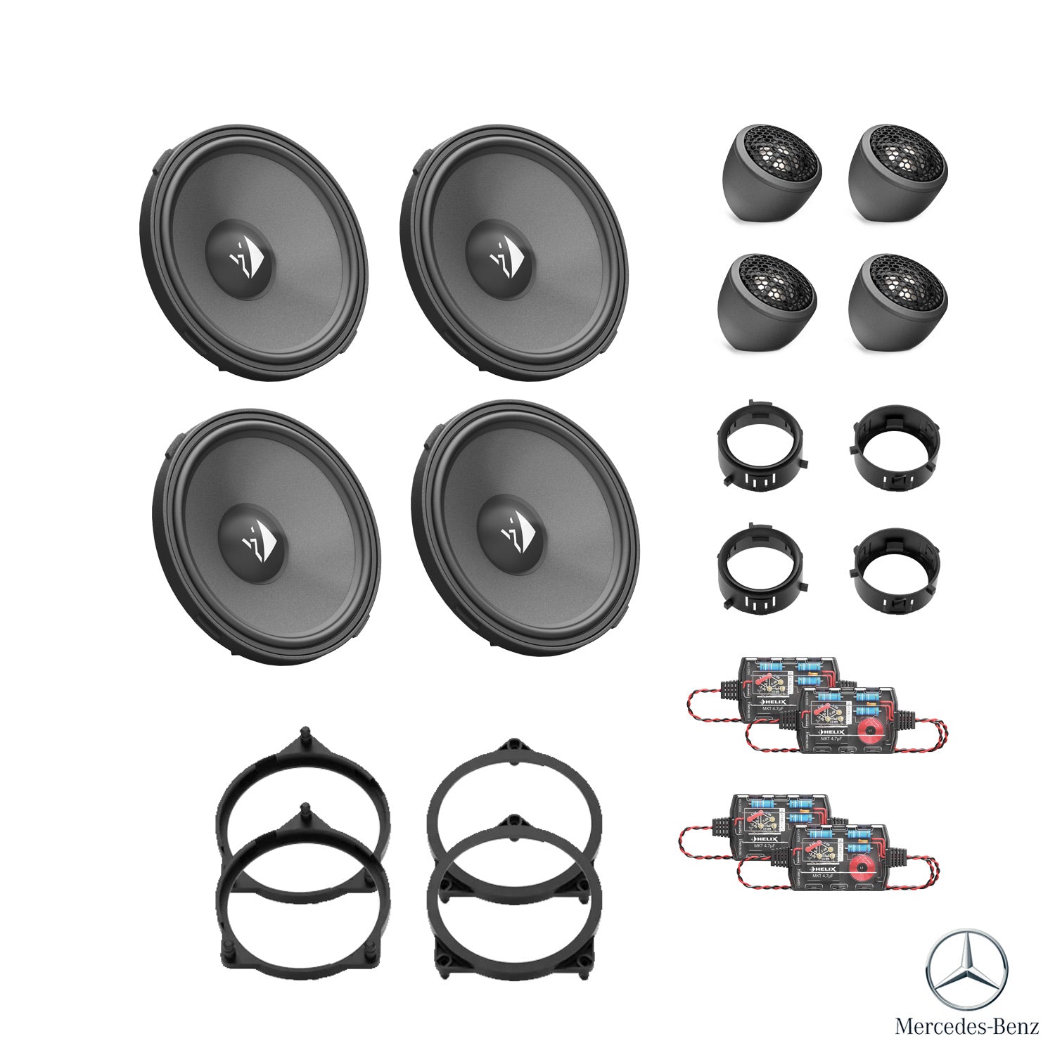 Mercedes GLC X253 Burmester - Speaker Upgrade Package | HELIX Ci3