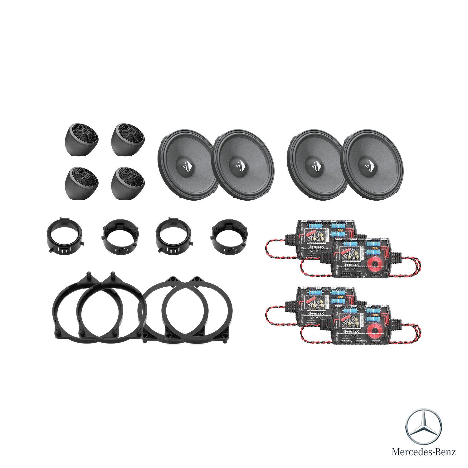 Mercedes GLC X253 Burmester - Speaker Upgrade Package | HELIX Ci3