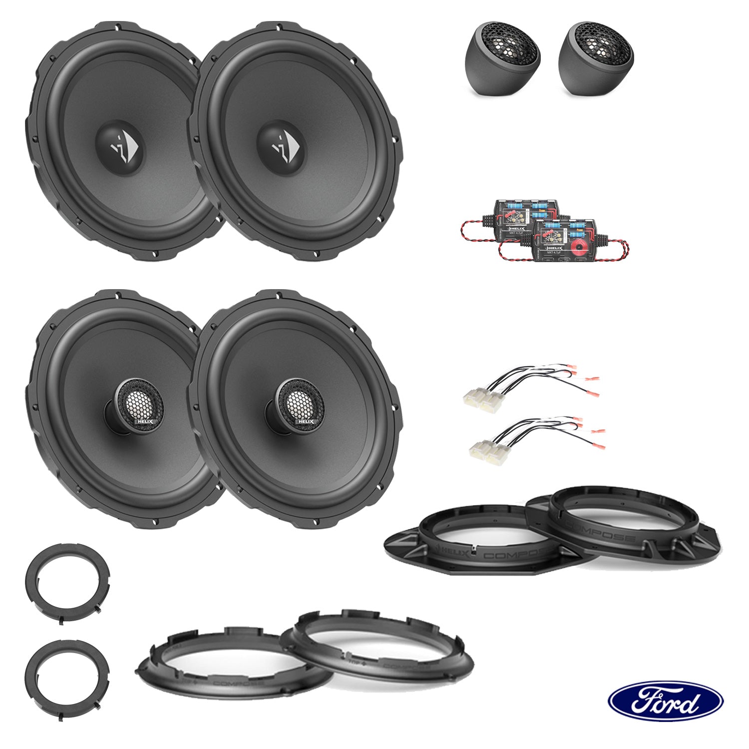 Ford Ranger Next-Gen - Speaker Upgrade Package | HELIX Ci3