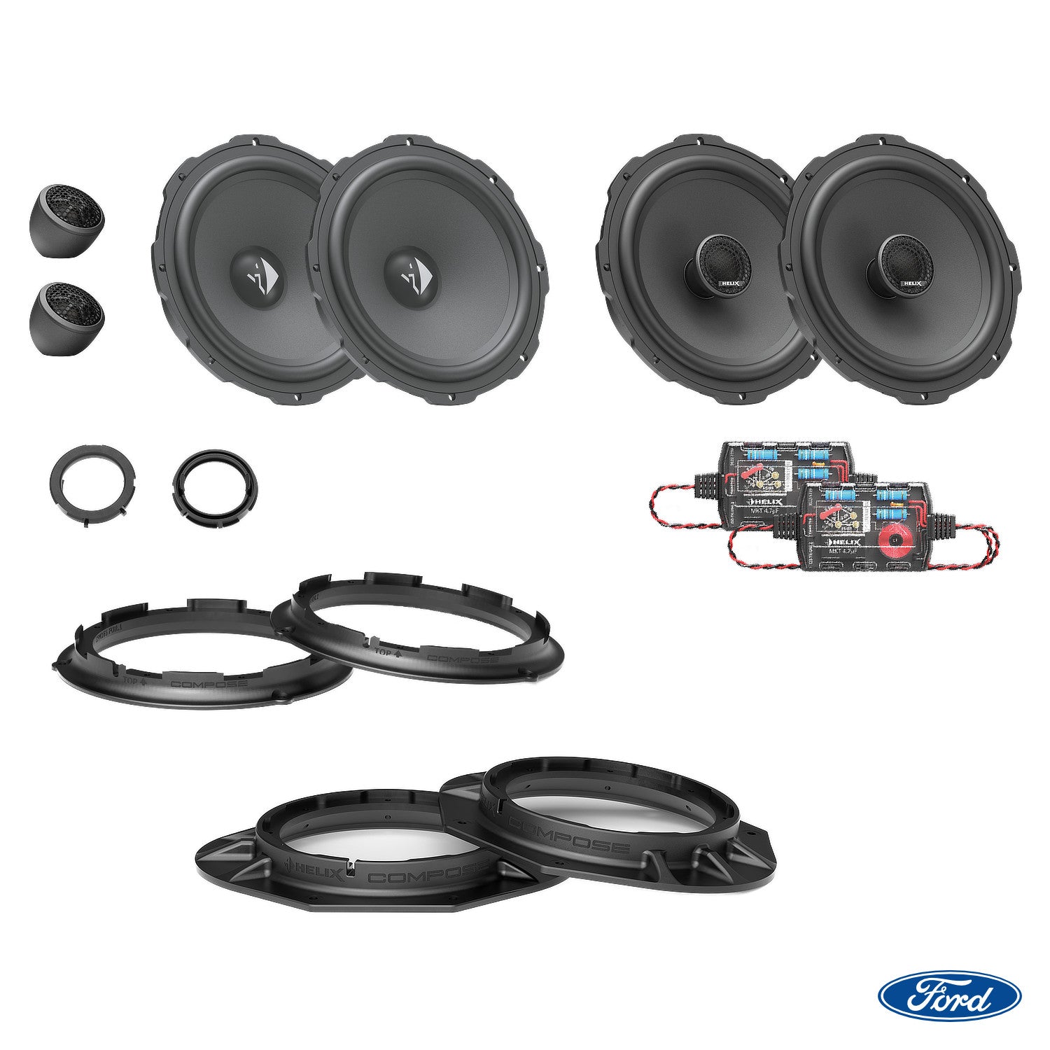 Ford Ranger Next-Gen - Speaker Upgrade Package | HELIX Ci3