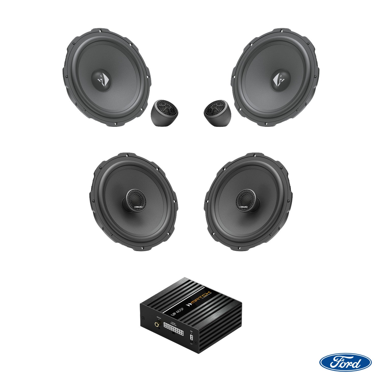 Ford Ranger PX2/PX3 - Speaker DSP Amplified Package | HELIX Ci3