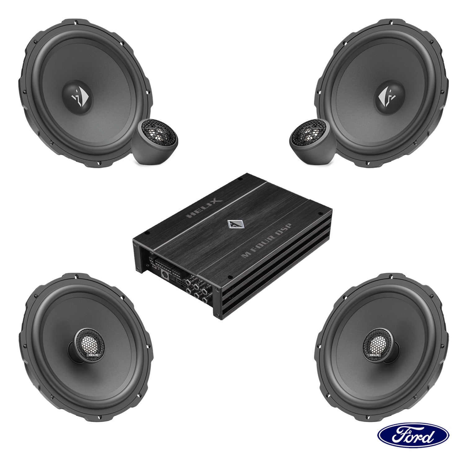 Ford Ranger Next-Gen - Speaker DSP Amplified Package | HELIX Ci3