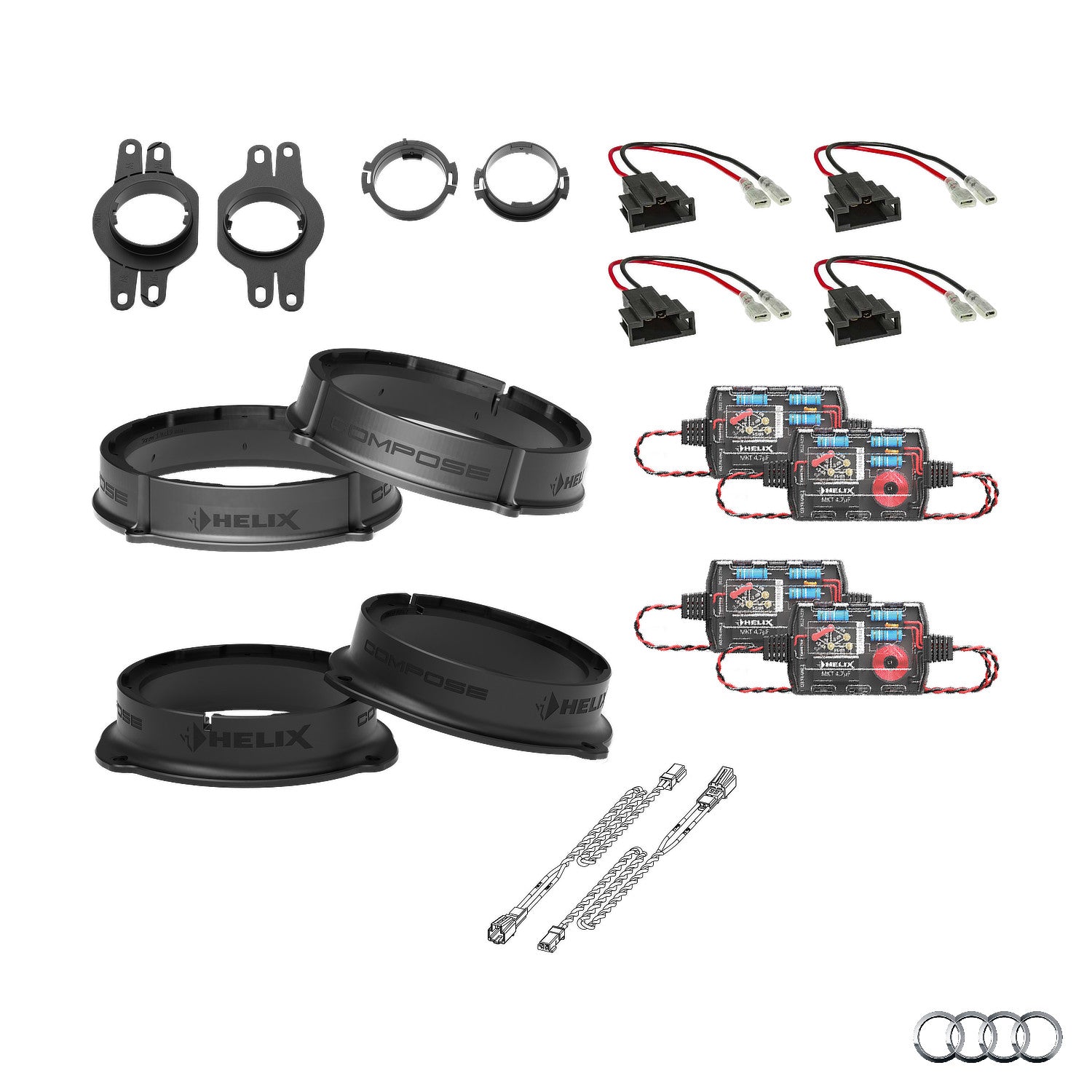 Audi A4 B9 - Speaker Upgrade Package | HELIX Ci3