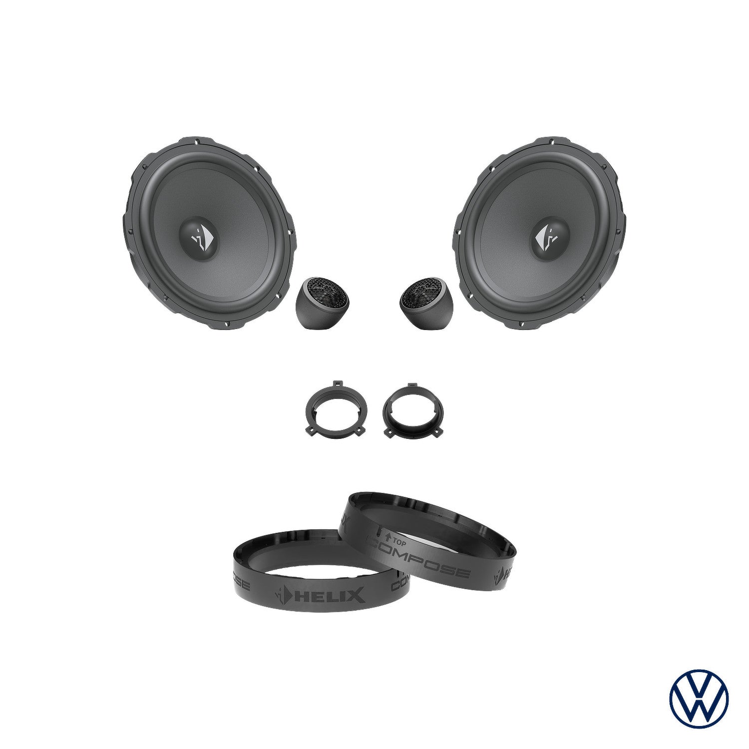 VW T-Cross C1 - Front Speaker Upgrade Package | HELIX Ci3
