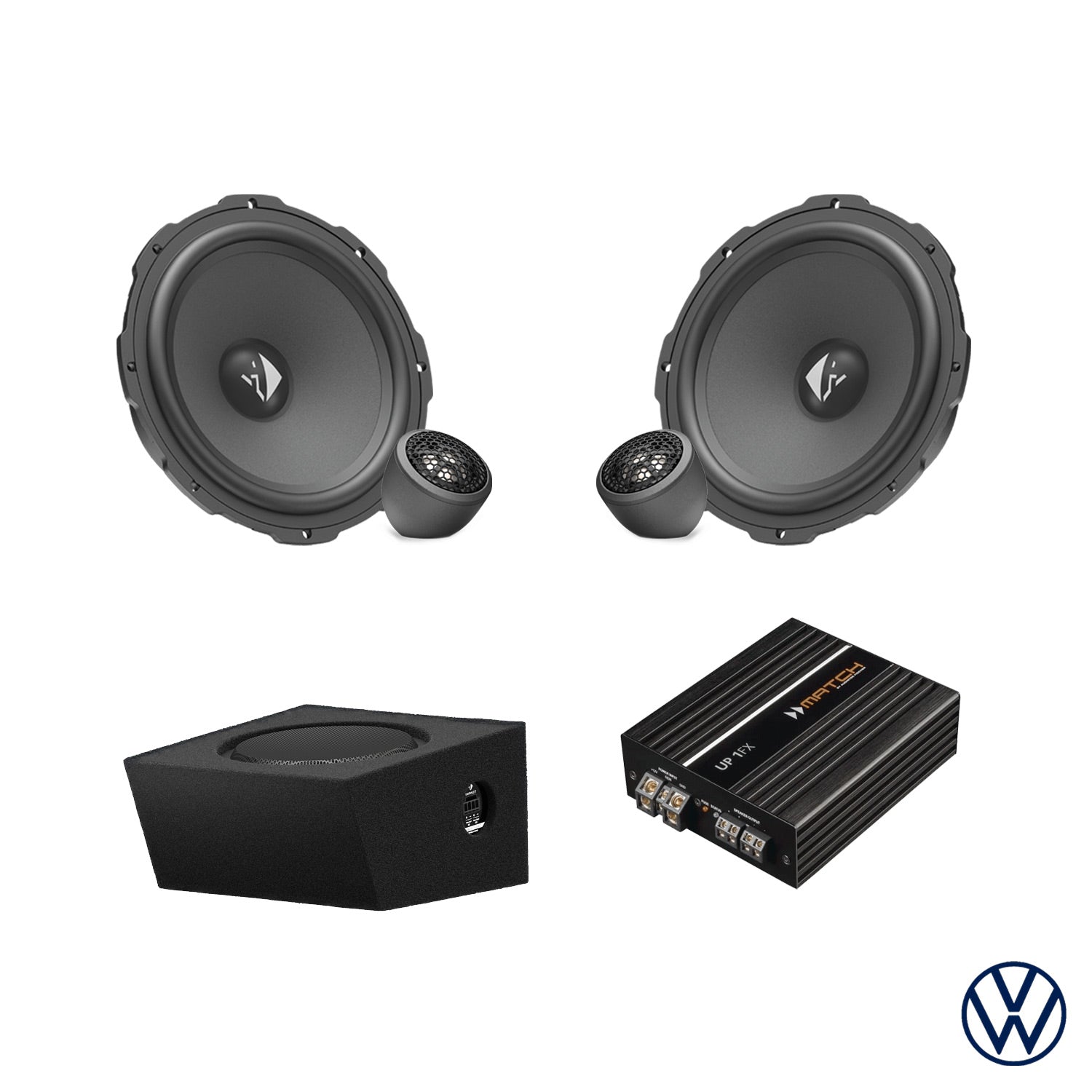 VW T6.1 - Front Speaker DSP Amplified Package | HELIX Ci3