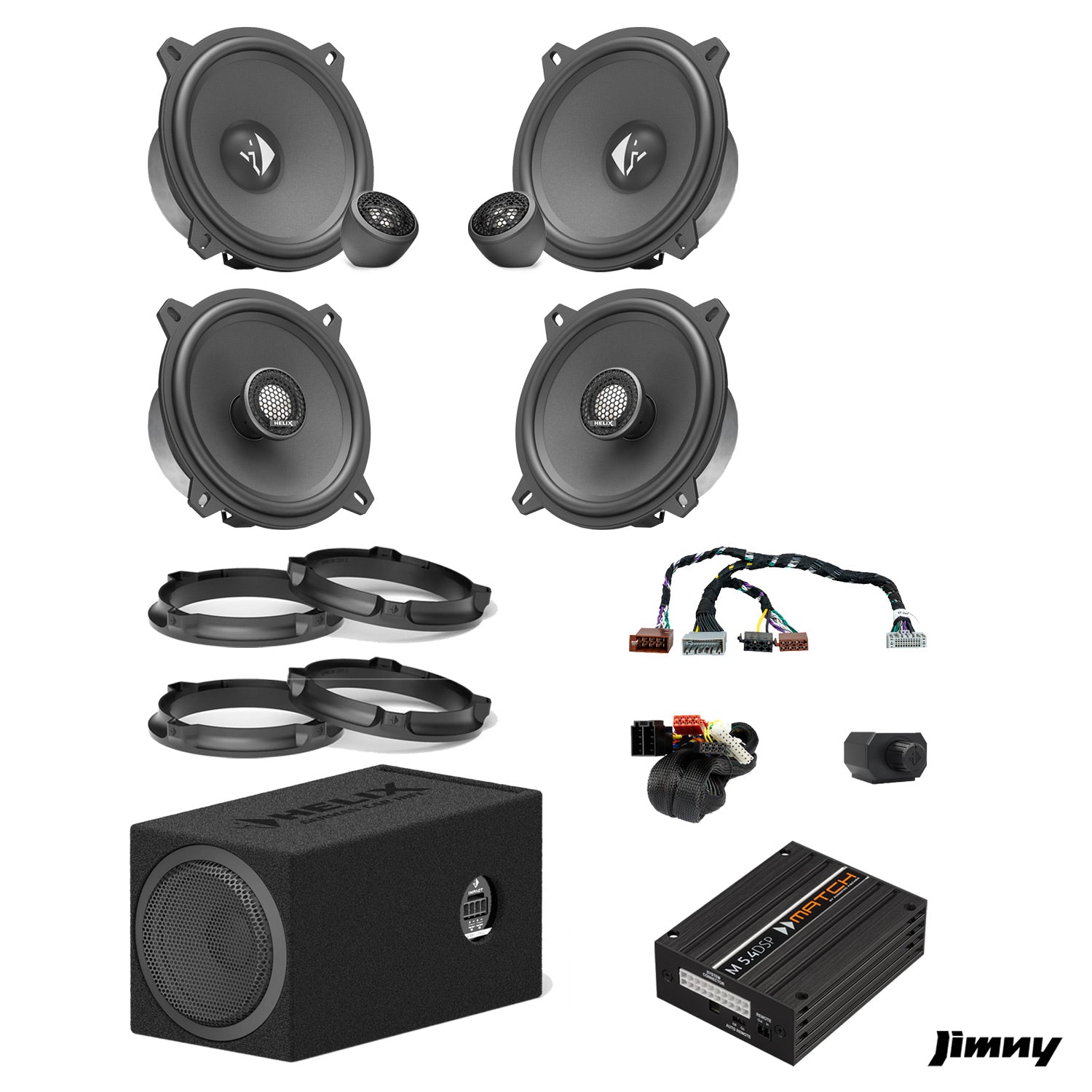 Suzuki Jimny XL - Speaker & Subwoofer Amplified Package 3 | MATCH M 5.4DSP / HELIX Ci3