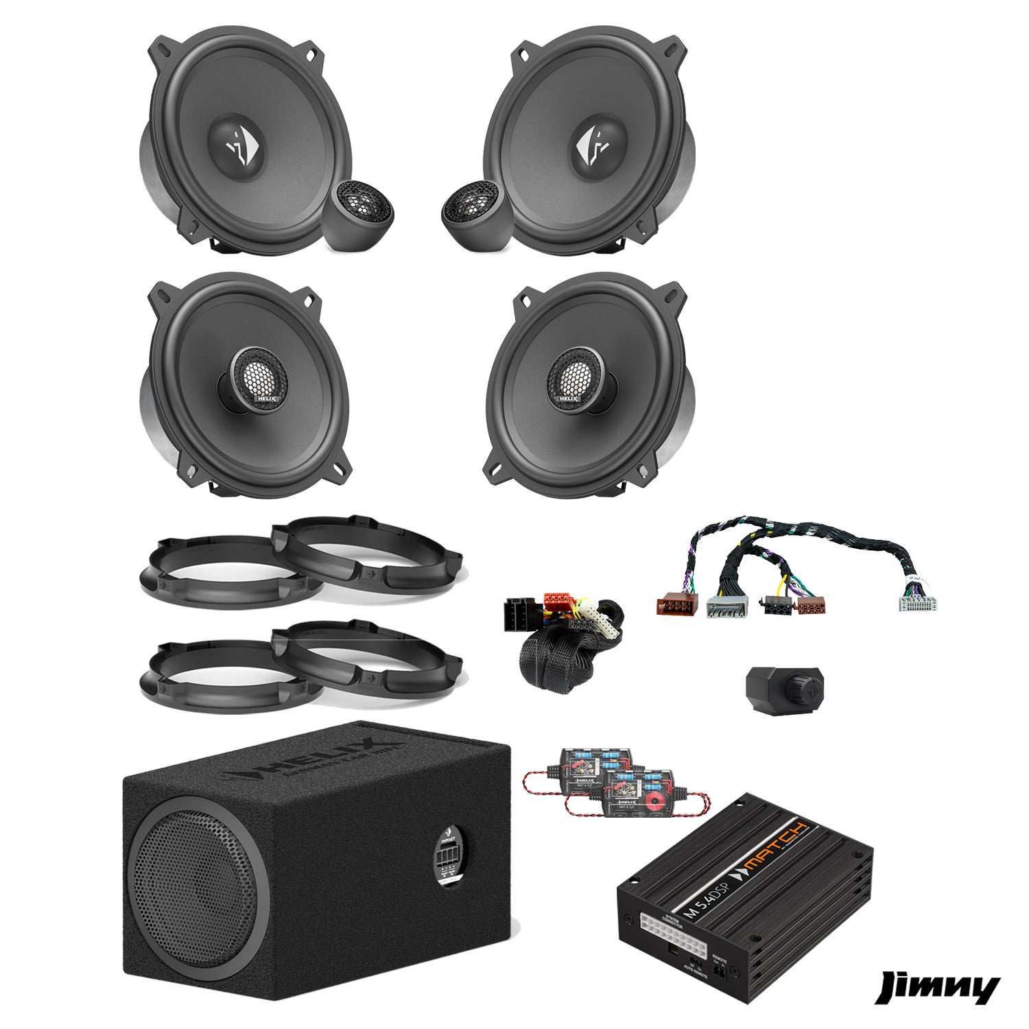 Suzuki Jimny XL - Speaker & Subwoofer Amplified Package 3 | MATCH M 5.4DSP / HELIX Ci3