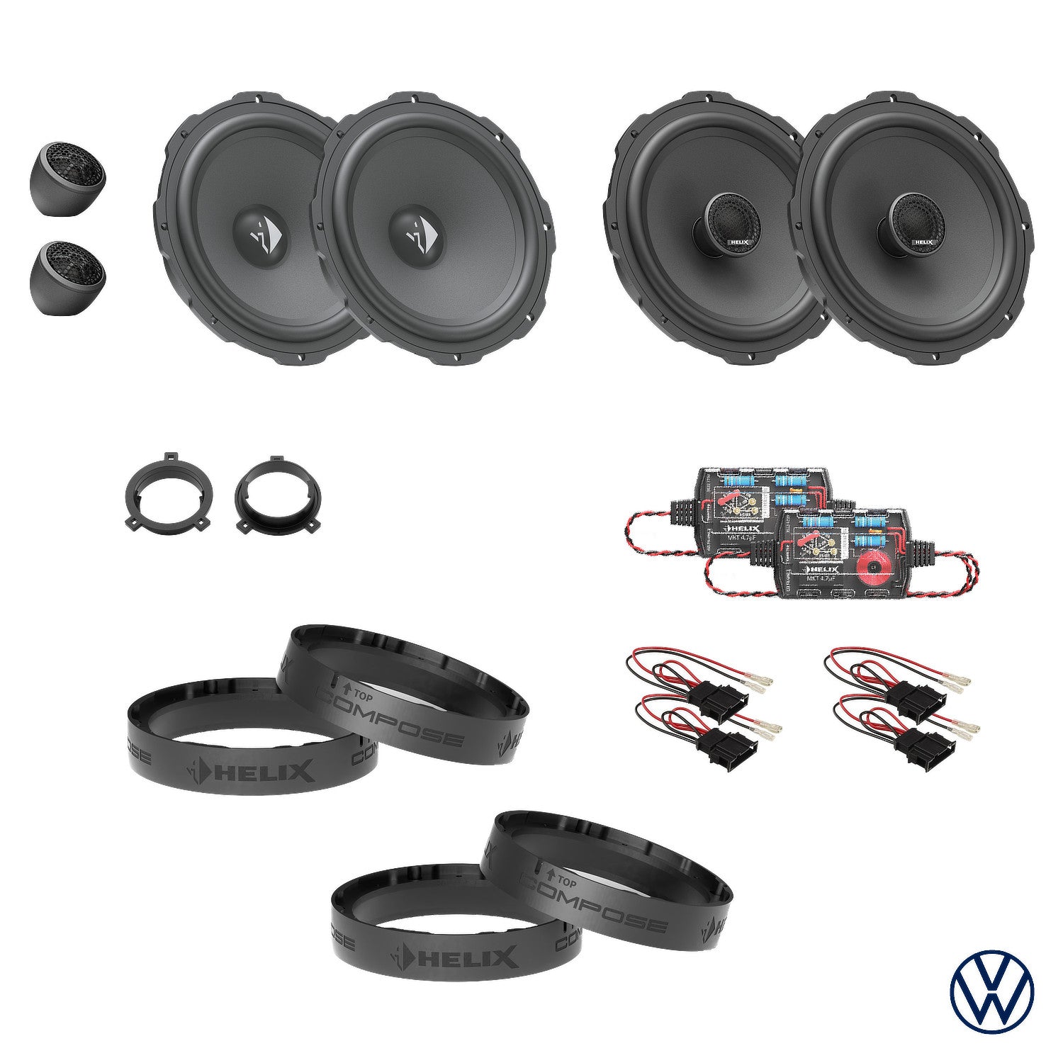 VW Polo VII AW - Speaker Upgrade Package | HELIX Ci3