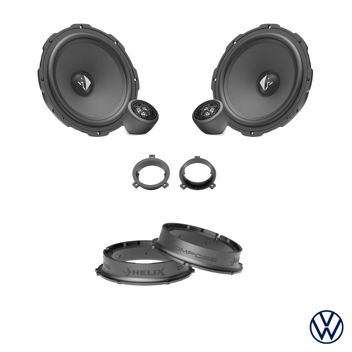 VW Tiguan - Front Speaker Upgrade Package | HELIX Ci3