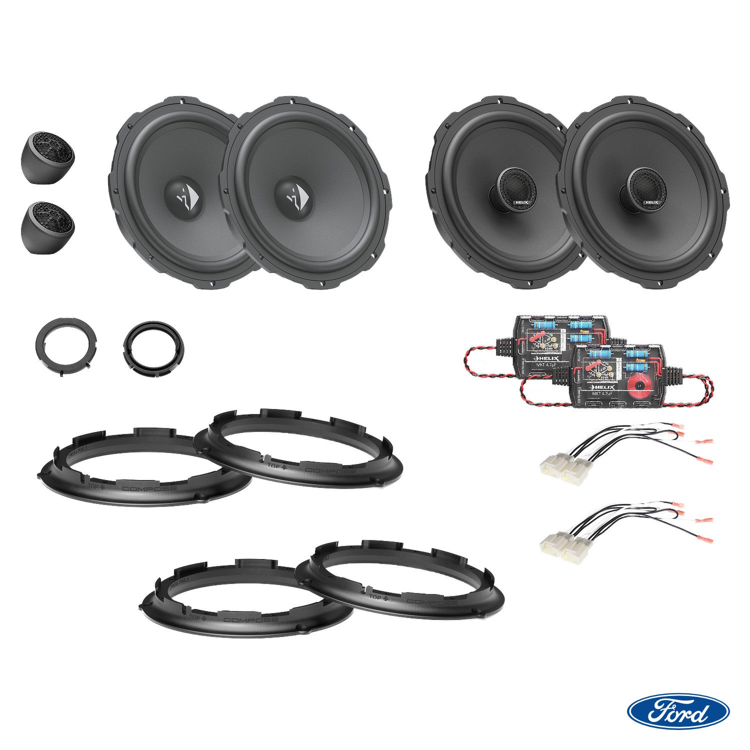 Ford Ranger PX2/PX3 - Speaker Upgrade Package | HELIX Ci3