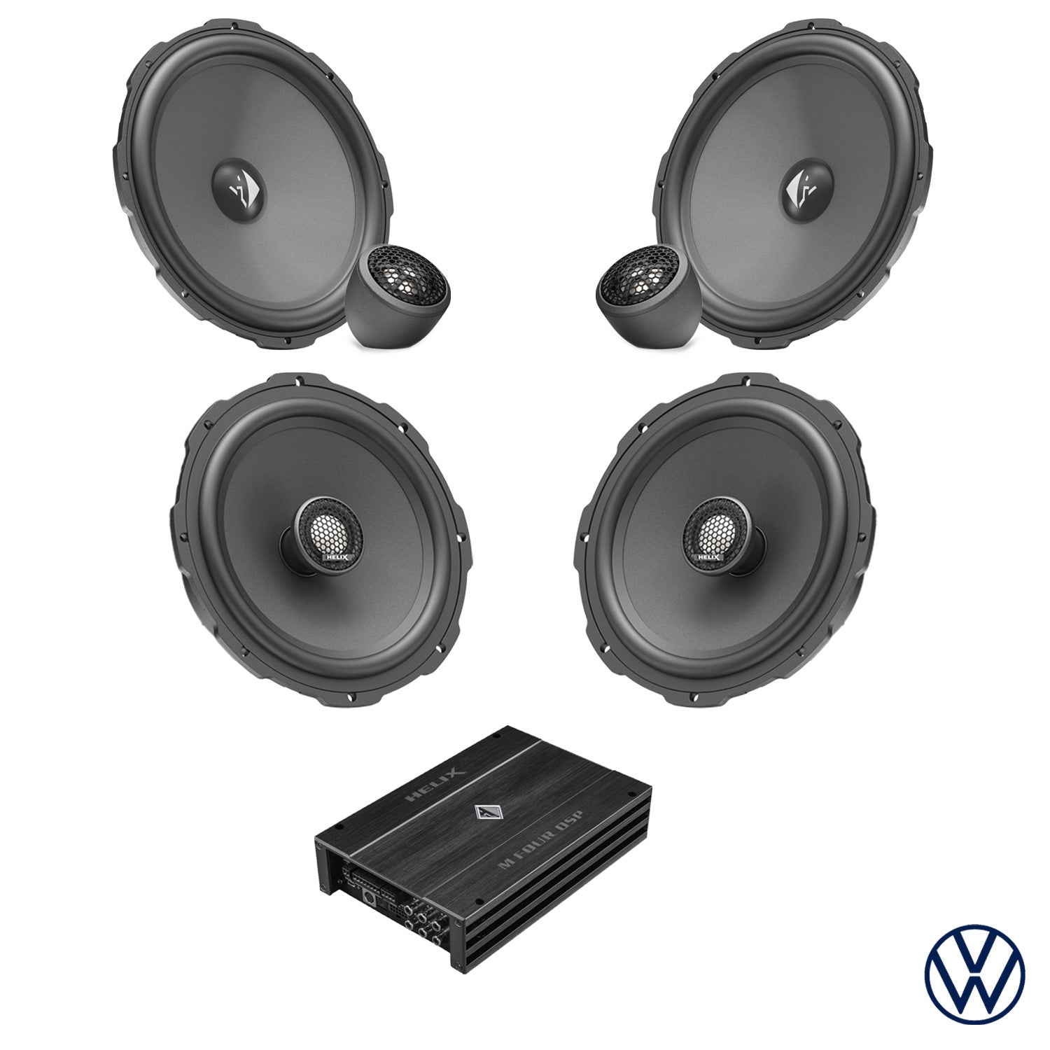 VW Tiguan - Speaker DSP Amplified Package (Extra Bass) | HELIX Ci3
