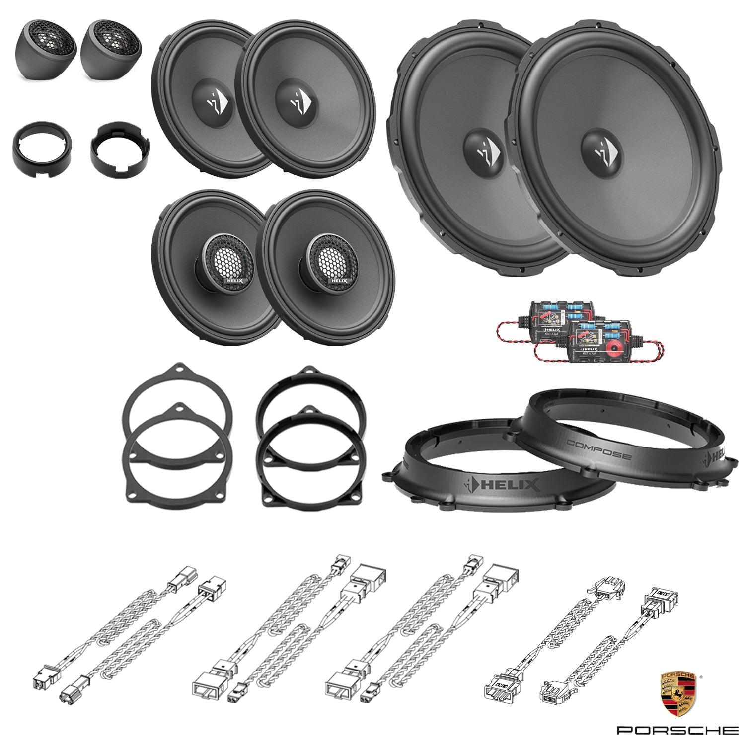 Porsche 911 (991/992) - Speaker Upgrade Package | HELIX Ci3