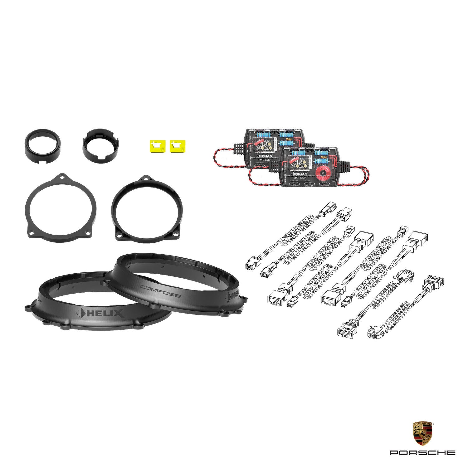 Porsche Macan 95B Face Lift - Speaker Upgrade Package | HELIX Ci3