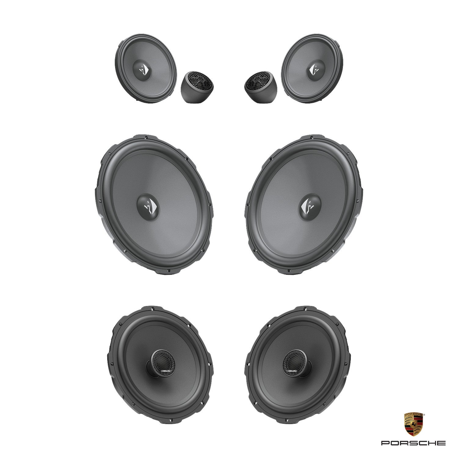 Porsche Macan 95B Face Lift - Speaker Upgrade Package | HELIX Ci3