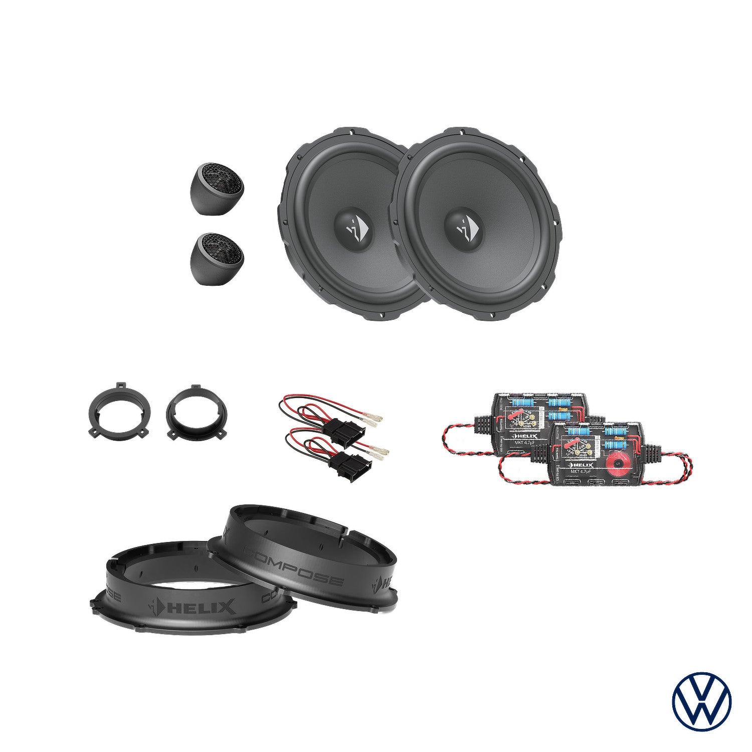 VW Golf 7 / 7.5 - Front Speaker Upgrade Package | HELIX Ci3