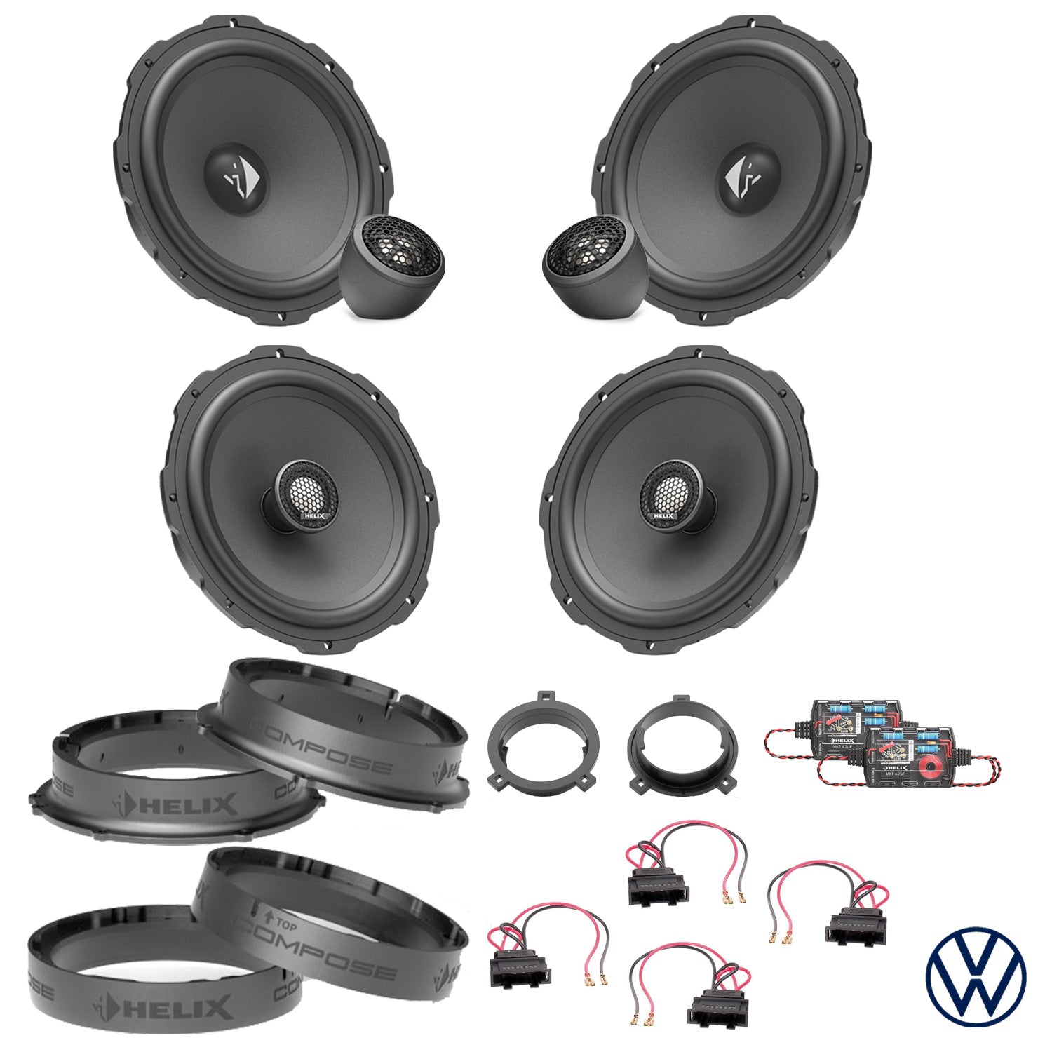 VW Golf 8 - Speaker Upgrade Package | HELIX Ci3