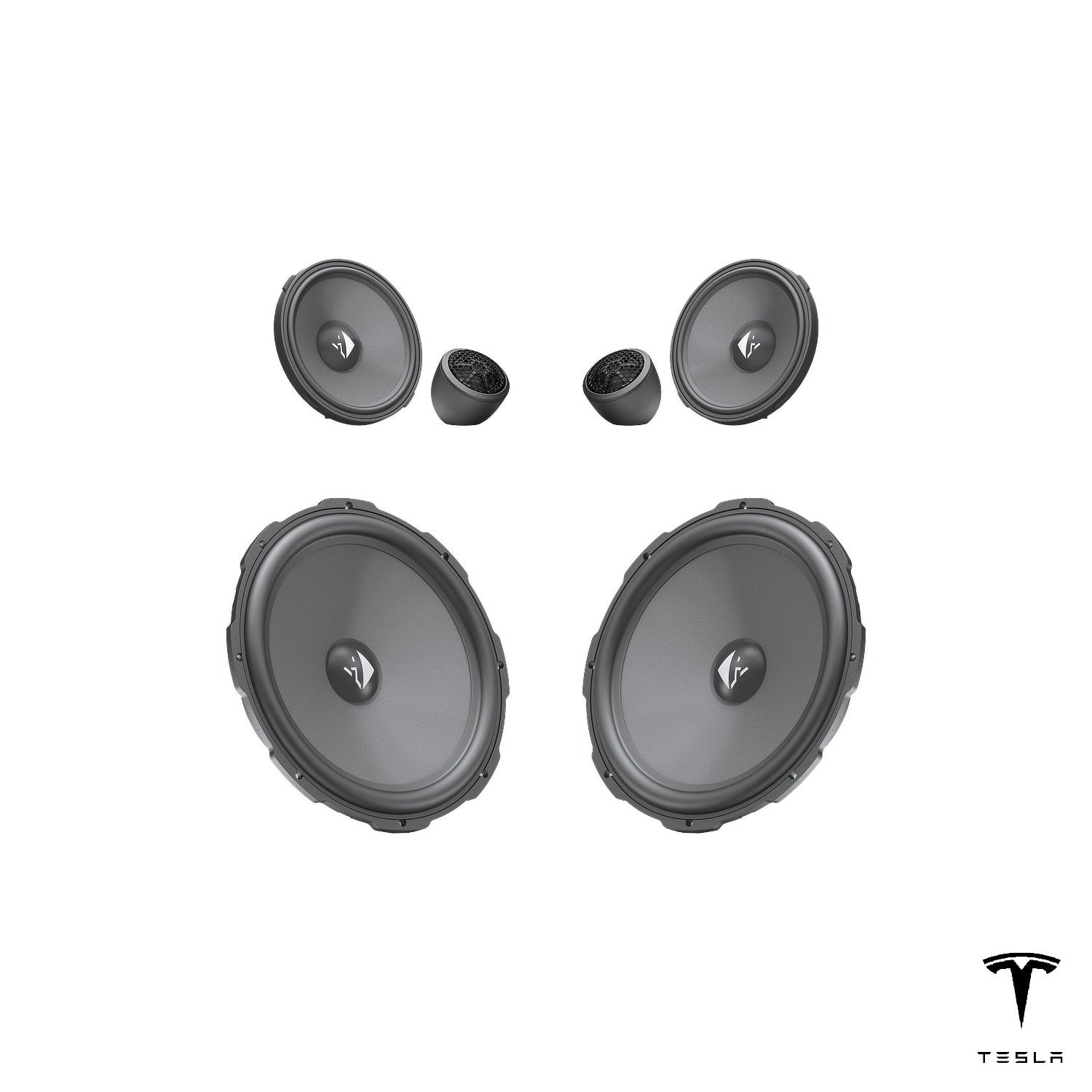Tesla Model X 60D/75D - Front Speaker Upgrade Package | HELIX Ci3