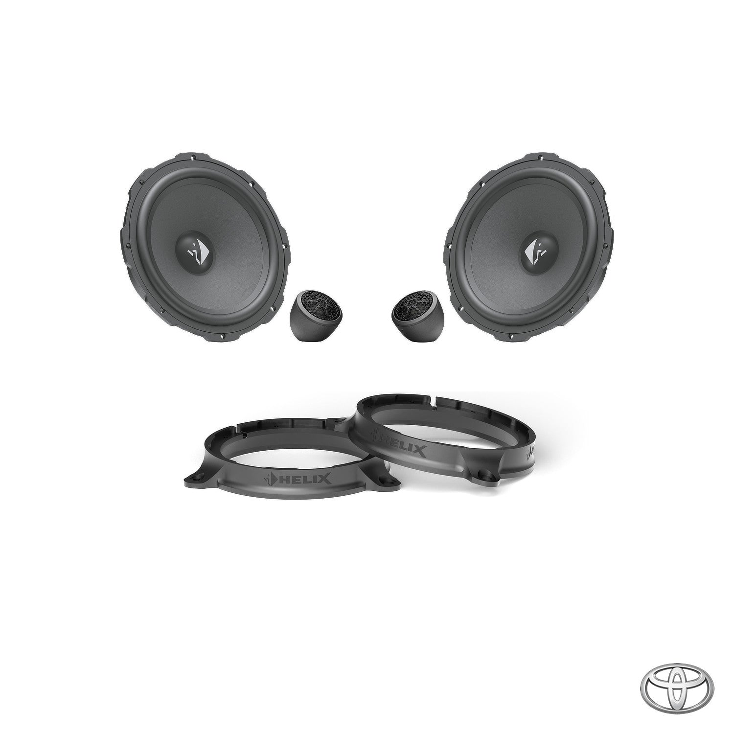 Toyota Land Cruiser Prado J120 - Front Speaker Upgrade Package | HELIX Ci3