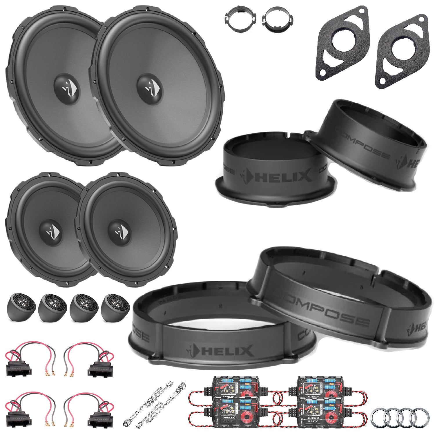 Audi Q5 FY - Speaker Upgrade Package | HELIX Ci3