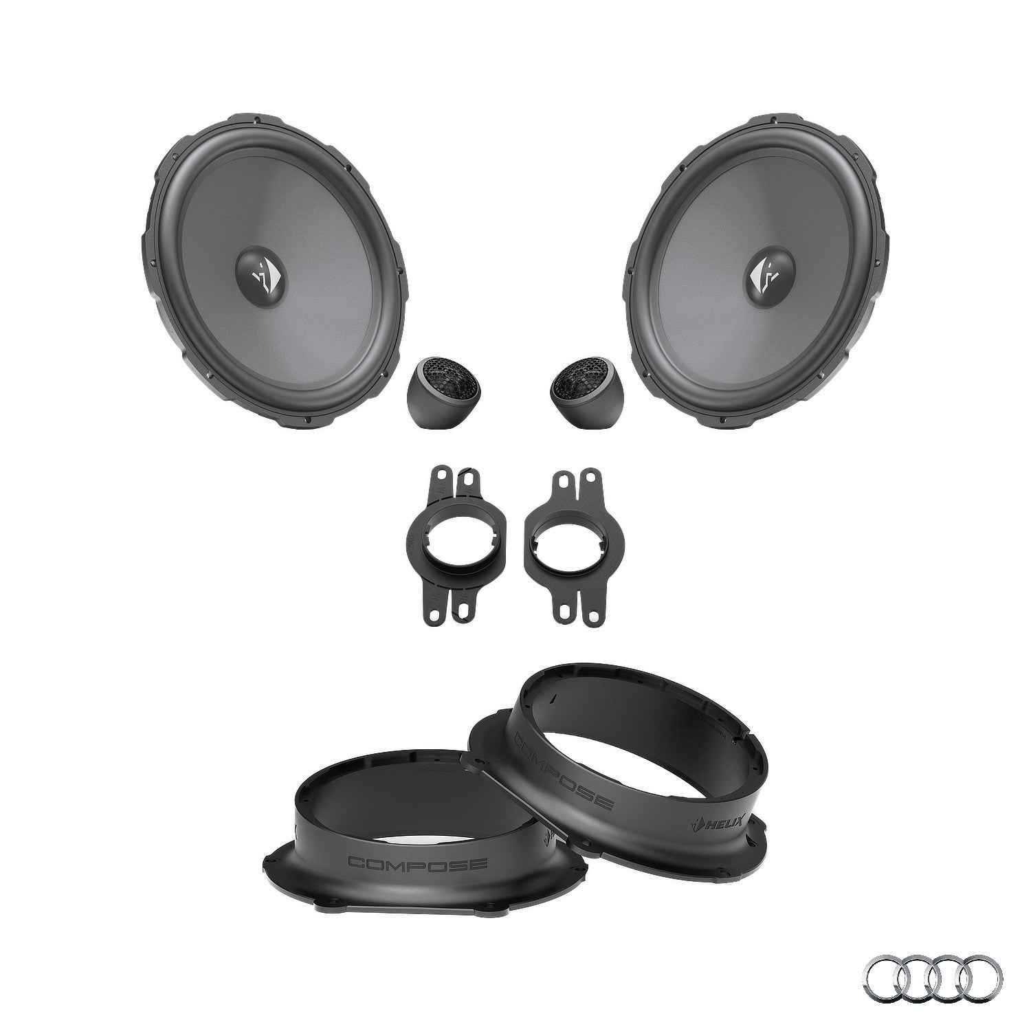 Audi Q8 4M - Front Speaker Upgrade Package | HELIX Ci3