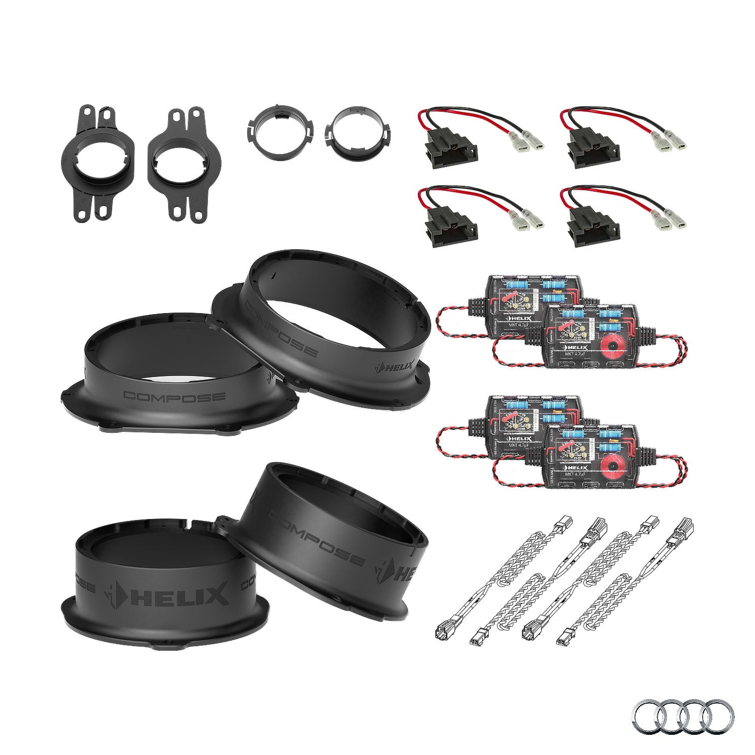Audi Q8 4M - Speaker Upgrade Package | HELIX Ci3
