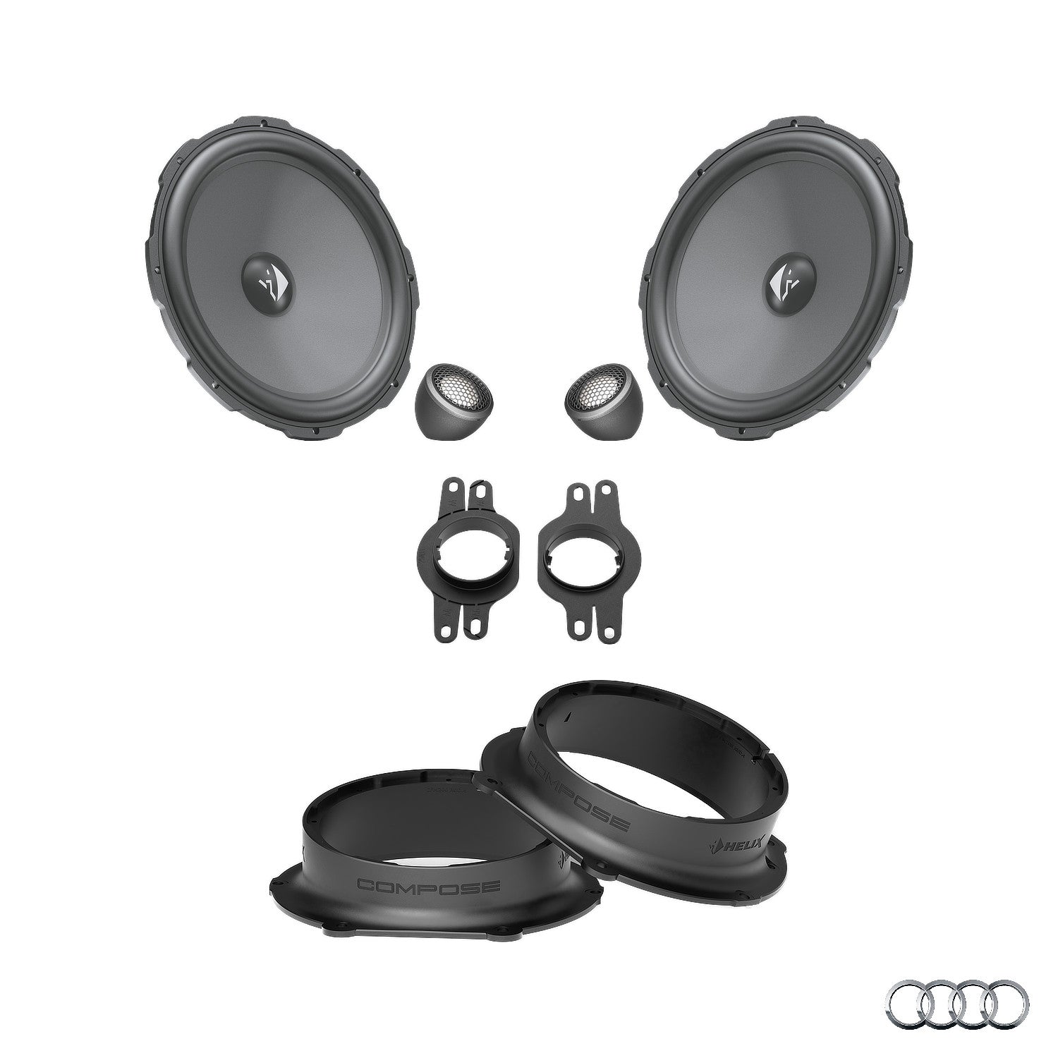 Audi Q8 4M - Front Speaker Upgrade Package | HELIX Ci3/Ci5