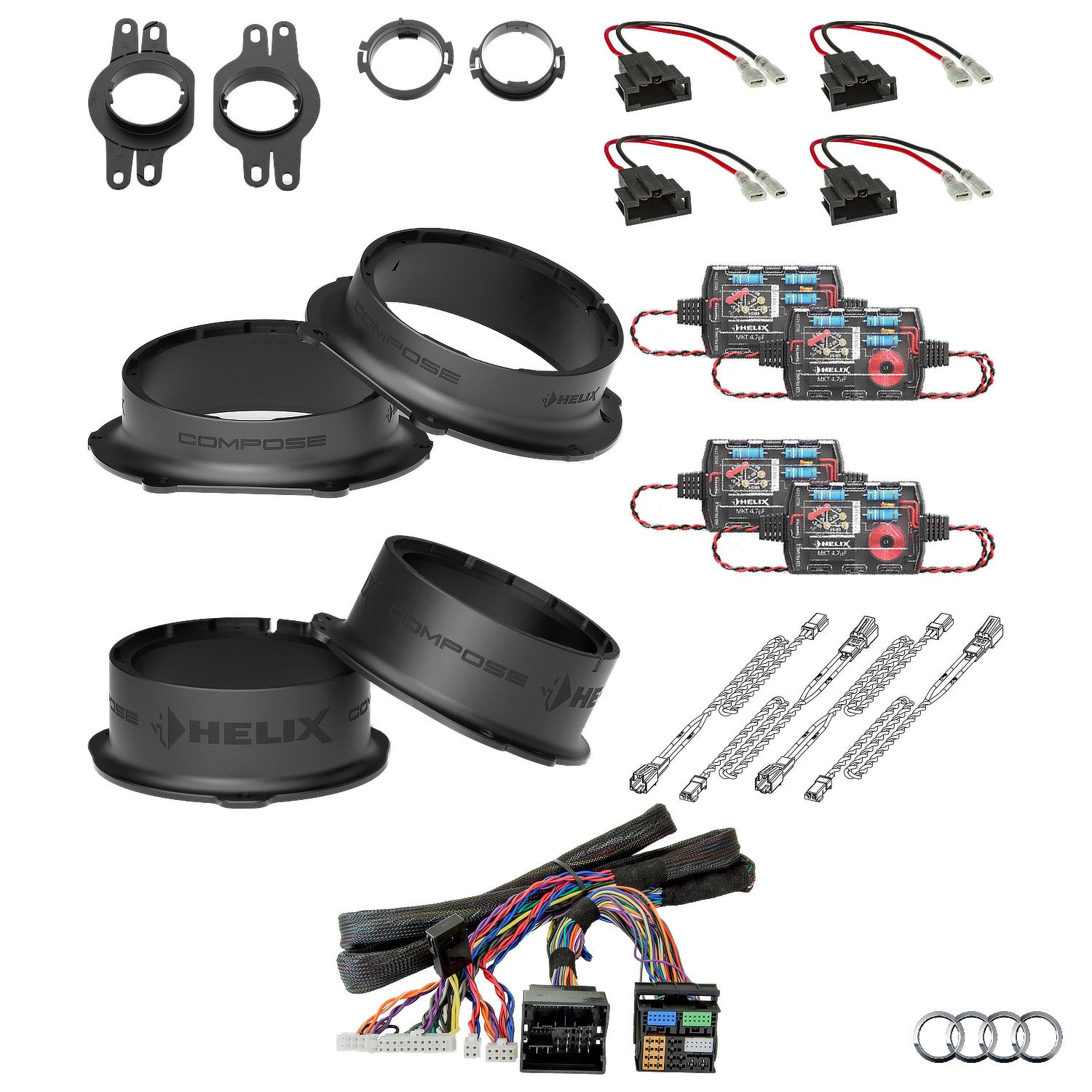 Audi Q8 4M AudiSound - Speaker DSP Amlified Package | HELIX Ci3