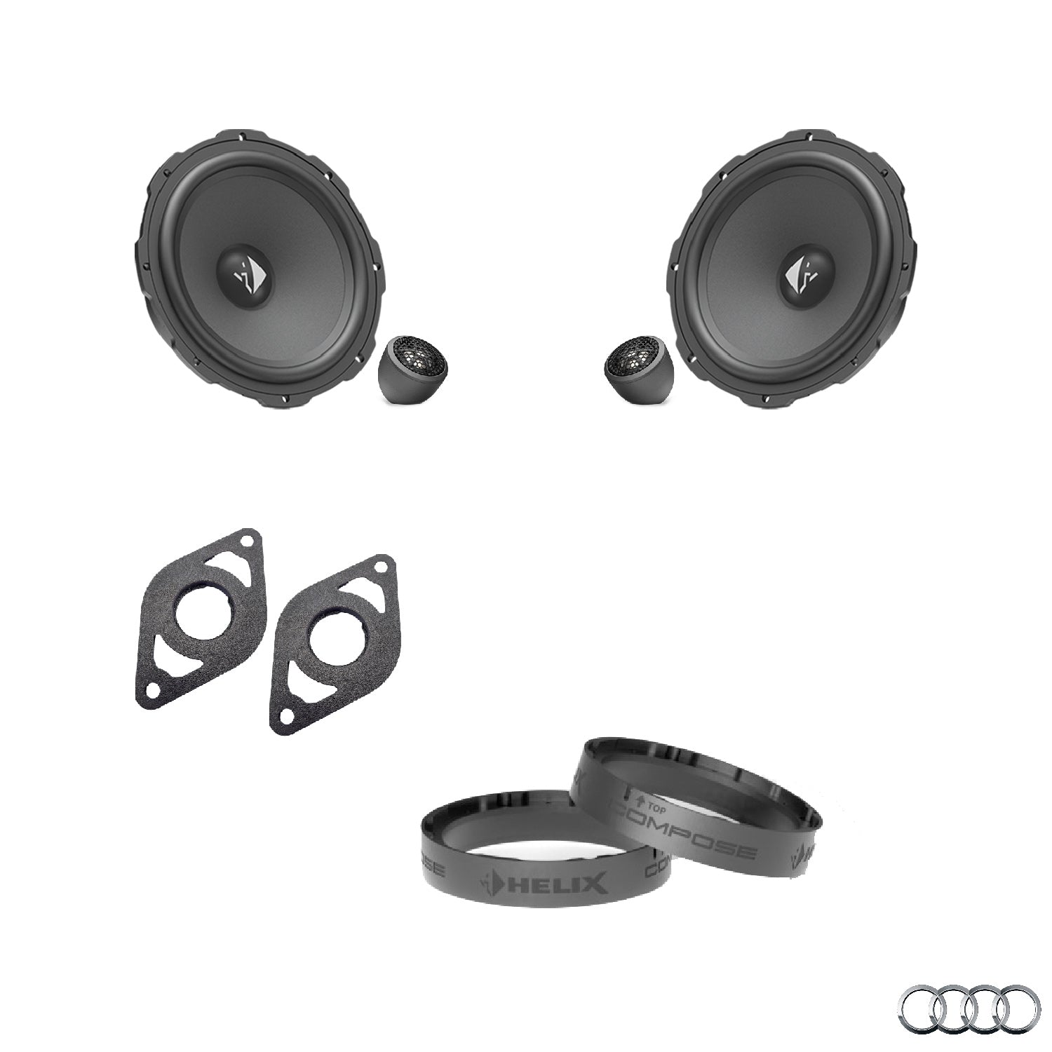 Audi Q4 e-tron - Front Speaker Upgrade Package | HELIX Ci3