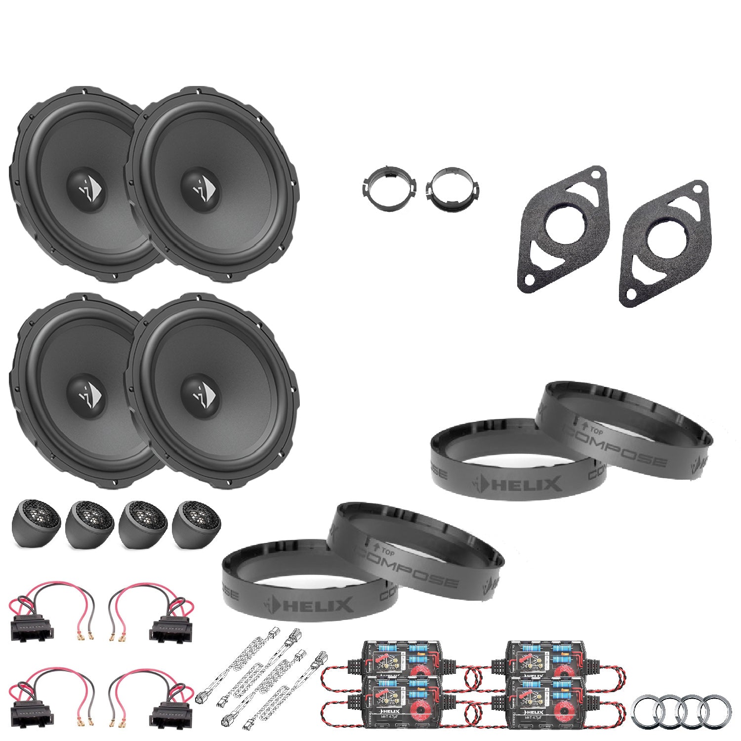 Audi Q4 e-tron - Speaker Upgrade Package | HELIX Ci3