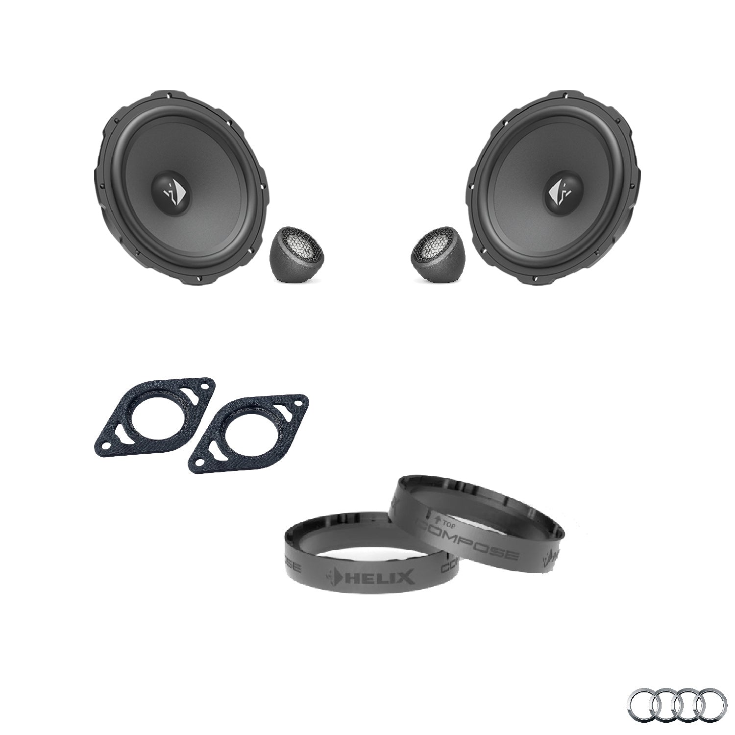 Audi Q4 e-tron - Front Speaker Upgrade Package | HELIX Ci3/Ci5