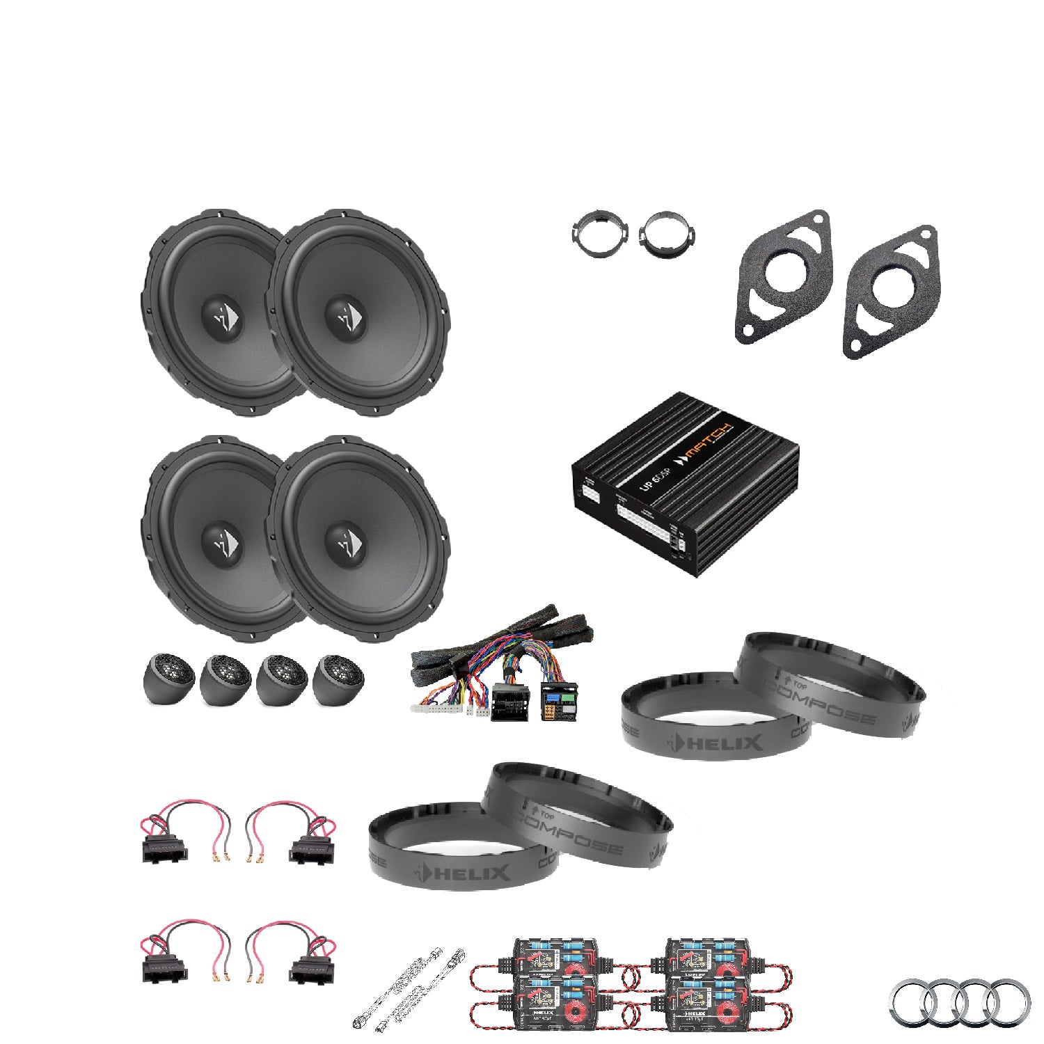 Audi Q4 e-tron AudiSound - Speaker DSP Amlified Package | HELIX Ci3