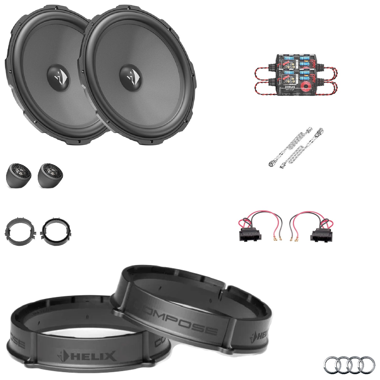 Audi Q3 F3 - Front Speaker Upgrade Package | HELIX Ci3