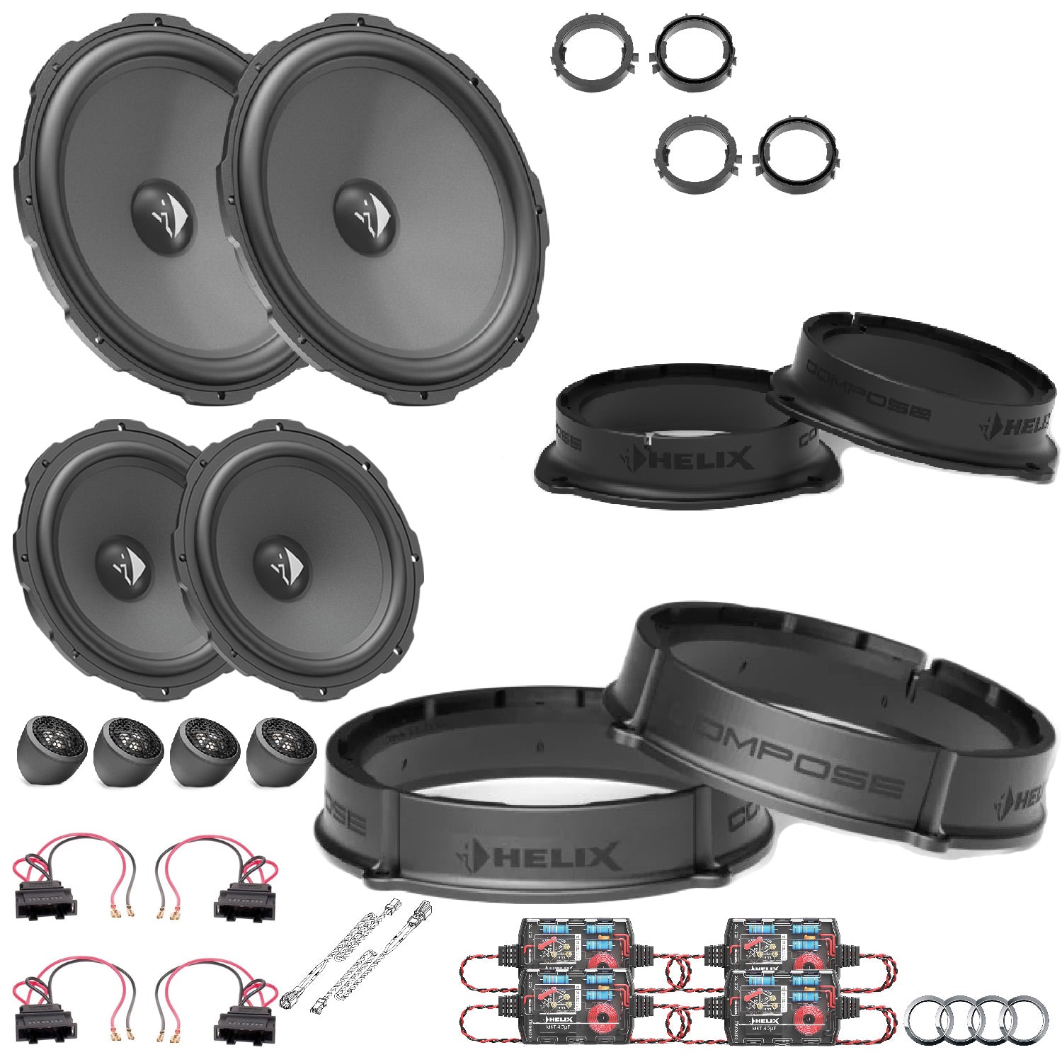 Audi Q3 F3 - Speaker Upgrade Package | HELIX Ci3