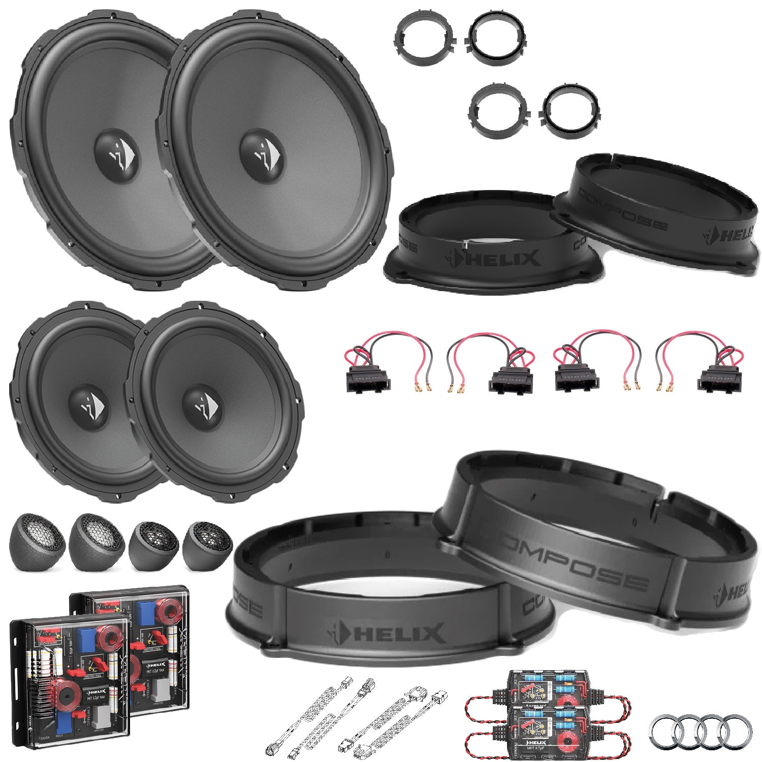 Audi Q3 F3 - Speaker Upgrade Package | HELIX Ci3/Ci5
