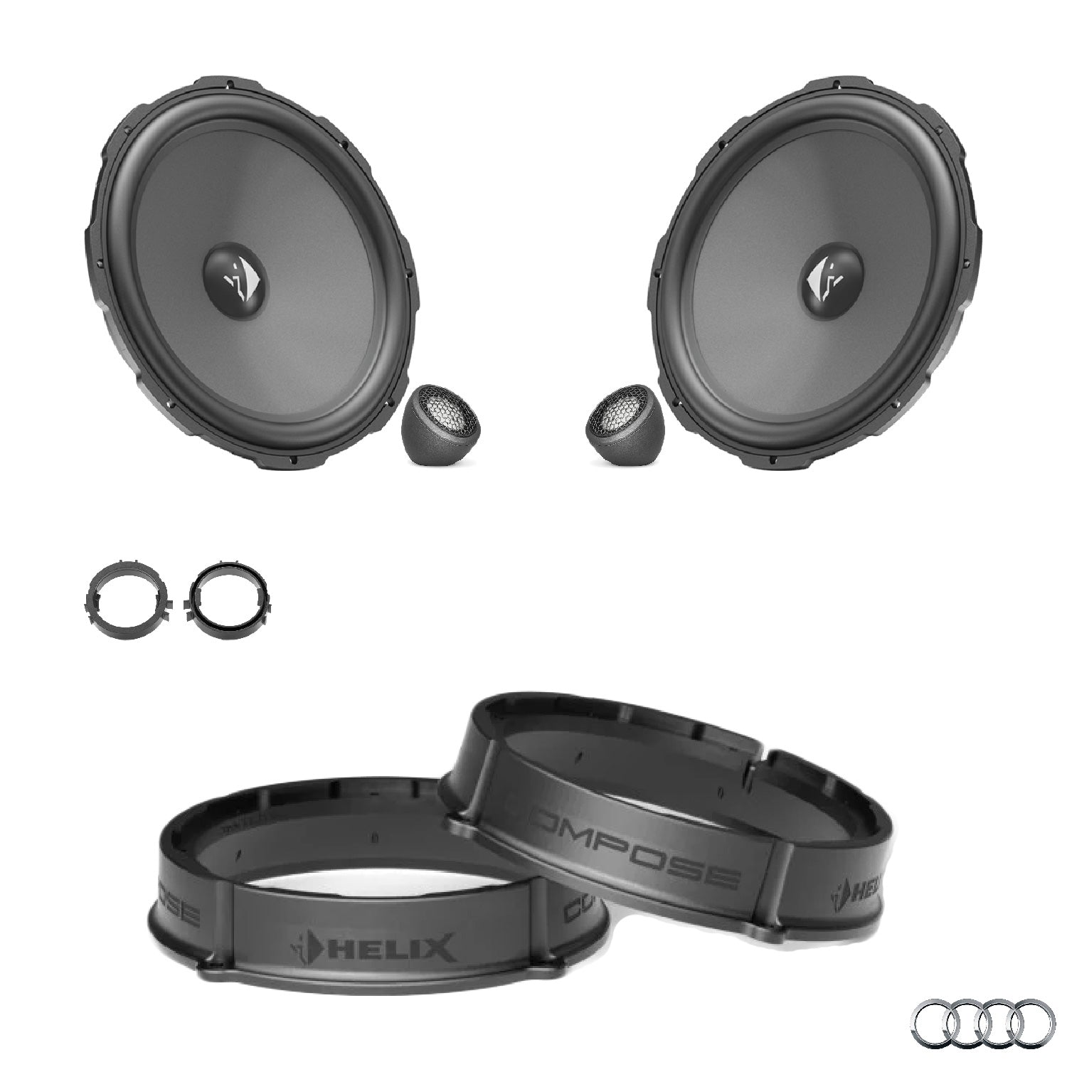 Audi Q2 GA - Front Speaker Upgrade Package | HELIX Ci3/Ci5