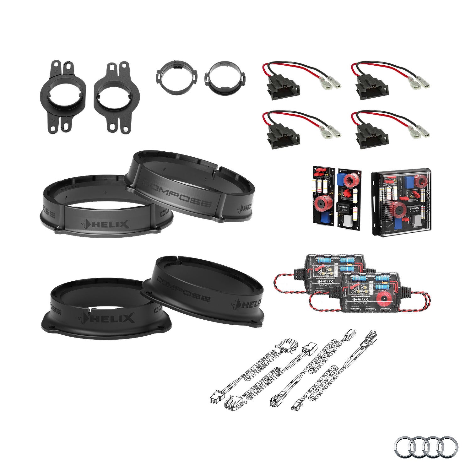 Audi A4 B9 - Speaker Upgrade Package | HELIX Ci3/Ci5