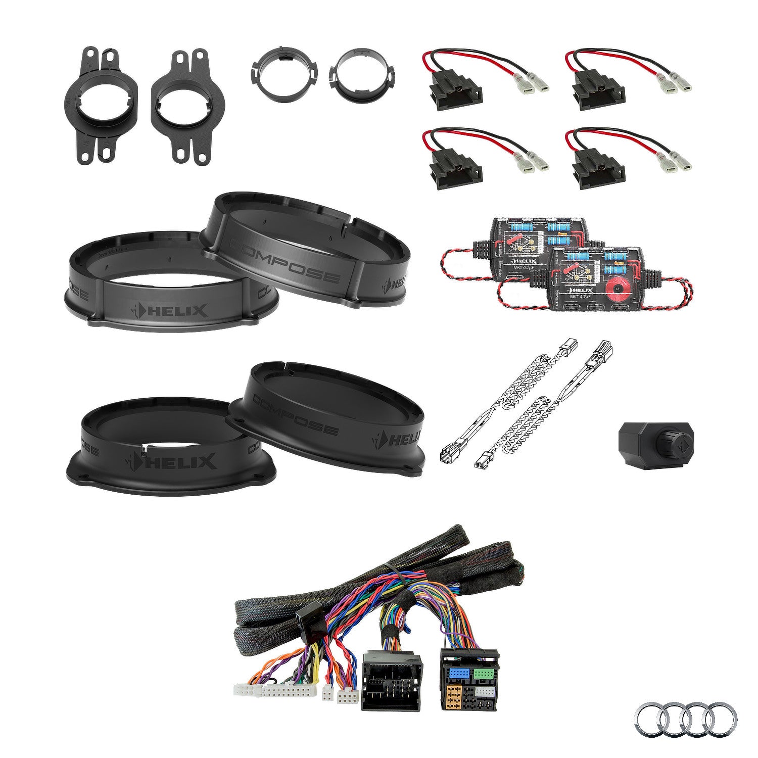 Audi A4 B9 AudiSound - Active Speaker & Subwoofer DSP Amlified Package | HELIX Ci3/Ci5