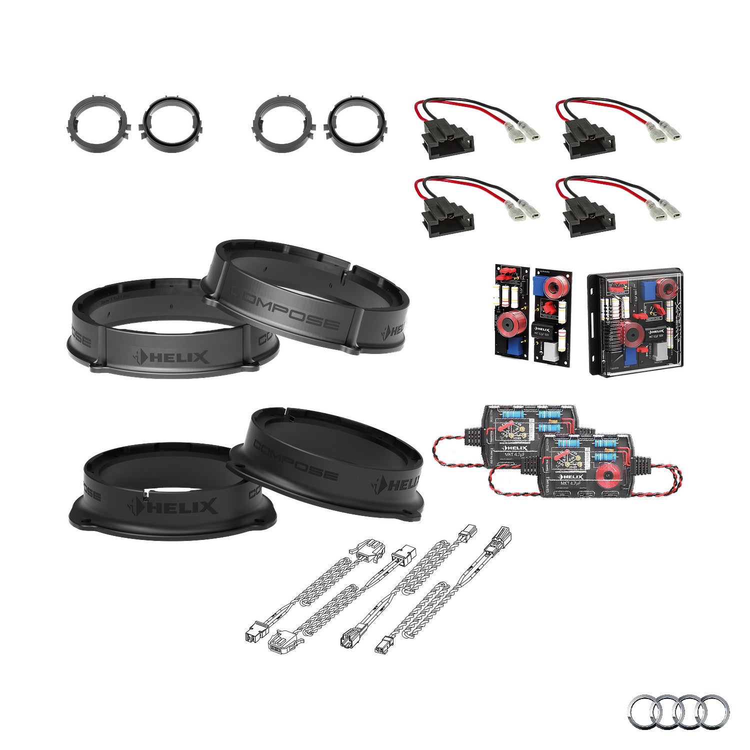 Audi A3 8Y - Speaker Upgrade Package | HELIX Ci3/Ci5