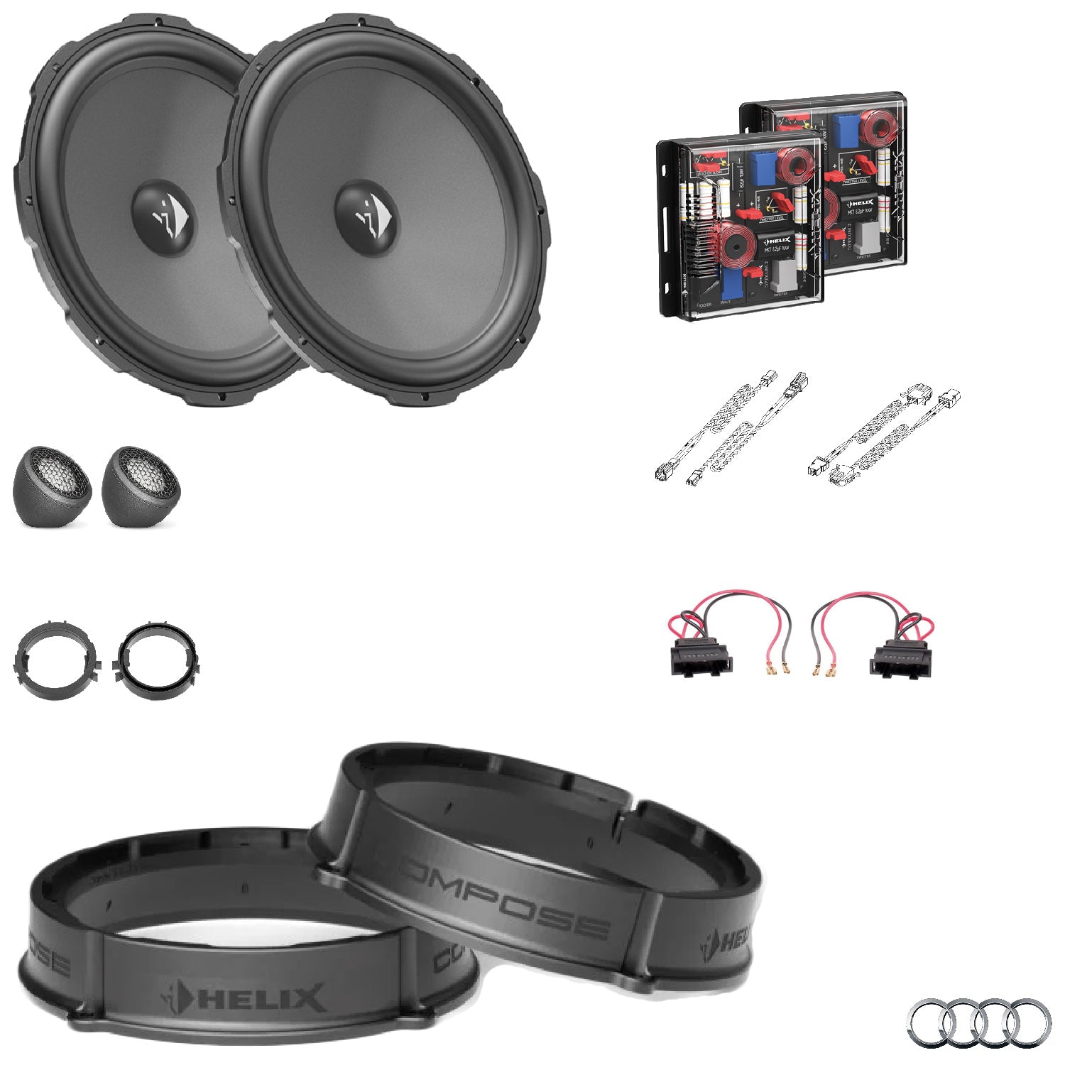 Audi A1 GB - Front Speaker Upgrade Package | HELIX Ci3/Ci5