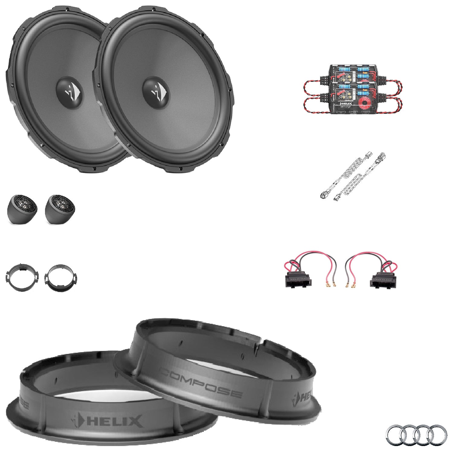 Audi A5 F5 - Front Speaker Upgrade Package | HELIX Ci3