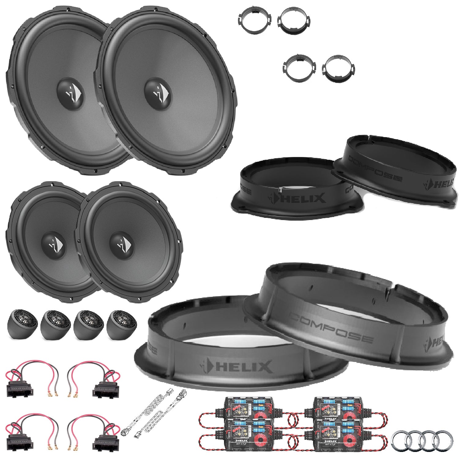 Audi A F5 - Speaker Upgrade Package | HELIX Ci3